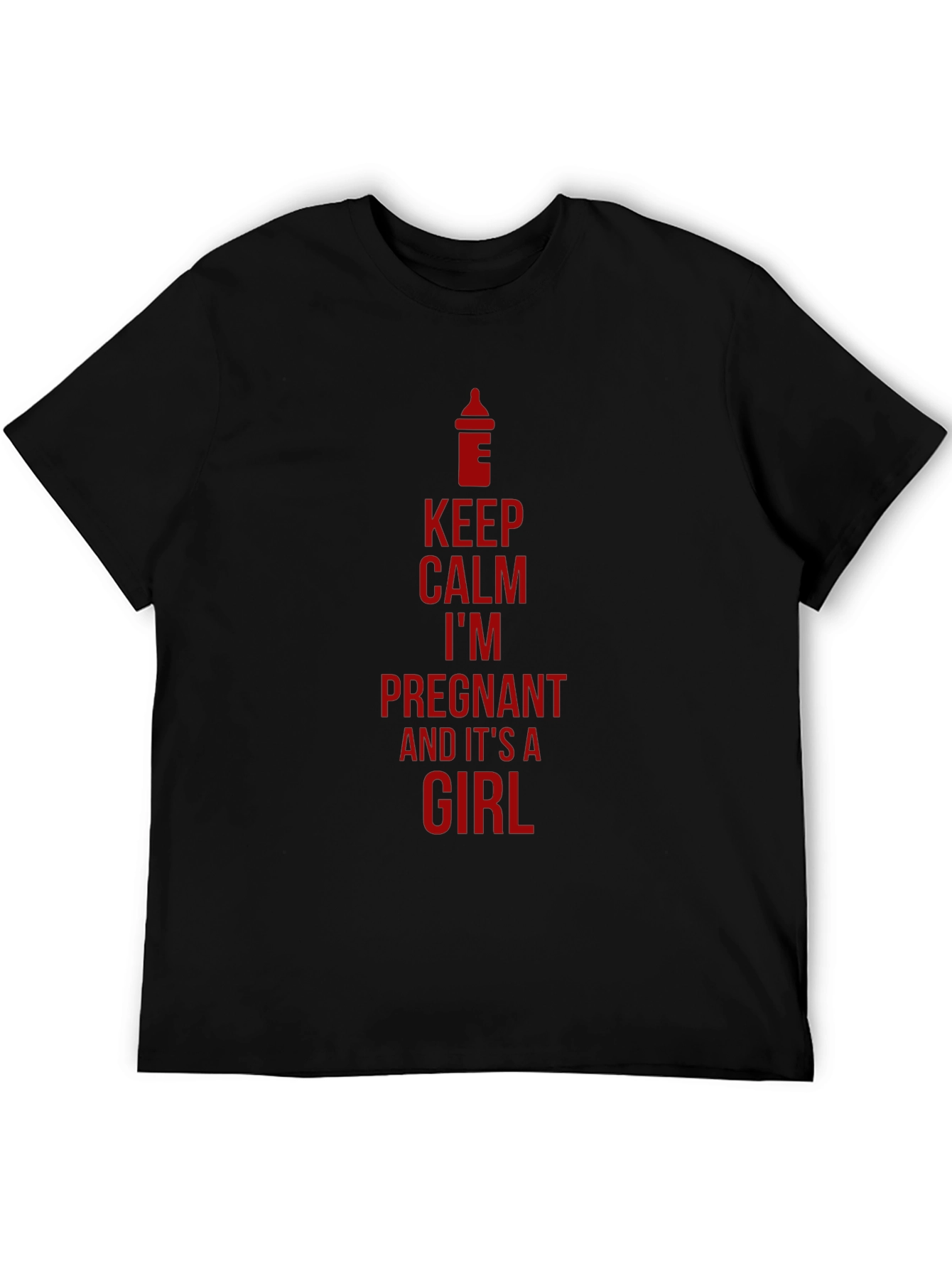 Keep Calm Im Pregnant Girl T-Shirt