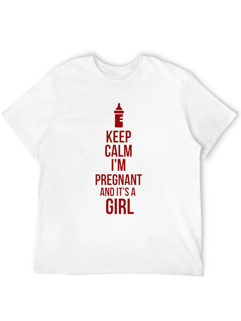 Keep Calm Im Pregnant Girl T-Shirt