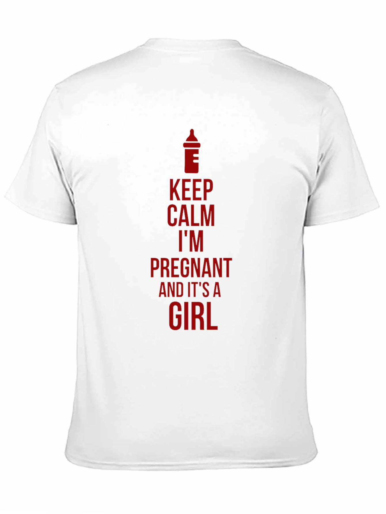 Keep Calm Im Pregnant Girl T-Shirt