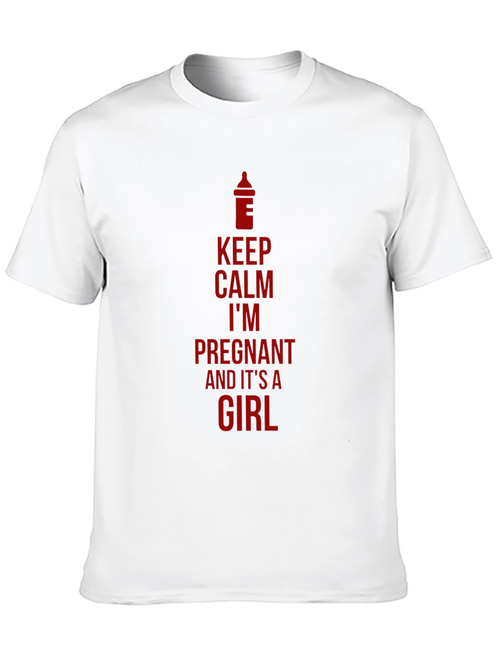 Keep Calm Im Pregnant Girl T-Shirt