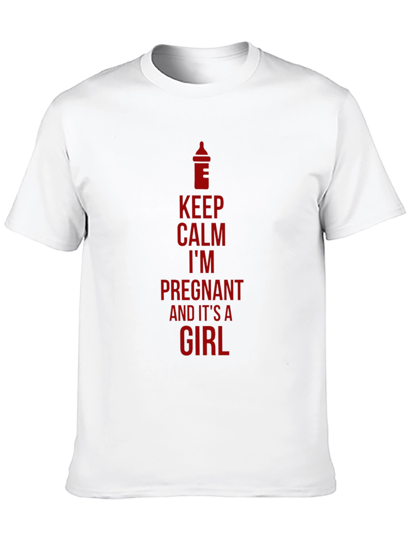 Keep Calm Im Pregnant Girl T-Shirt