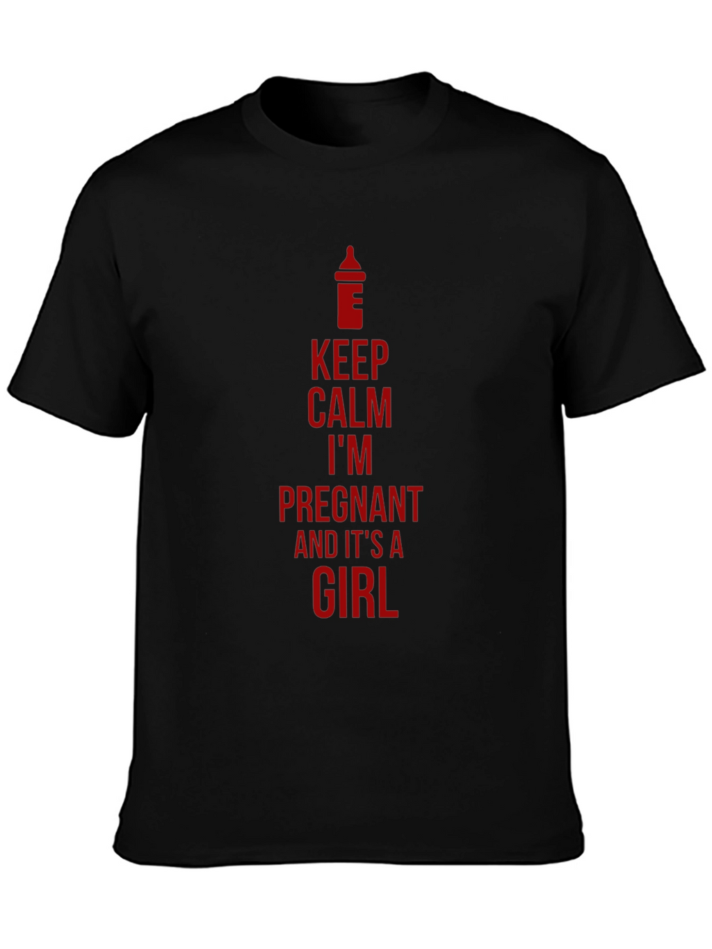 Keep Calm Im Pregnant Girl T-Shirt