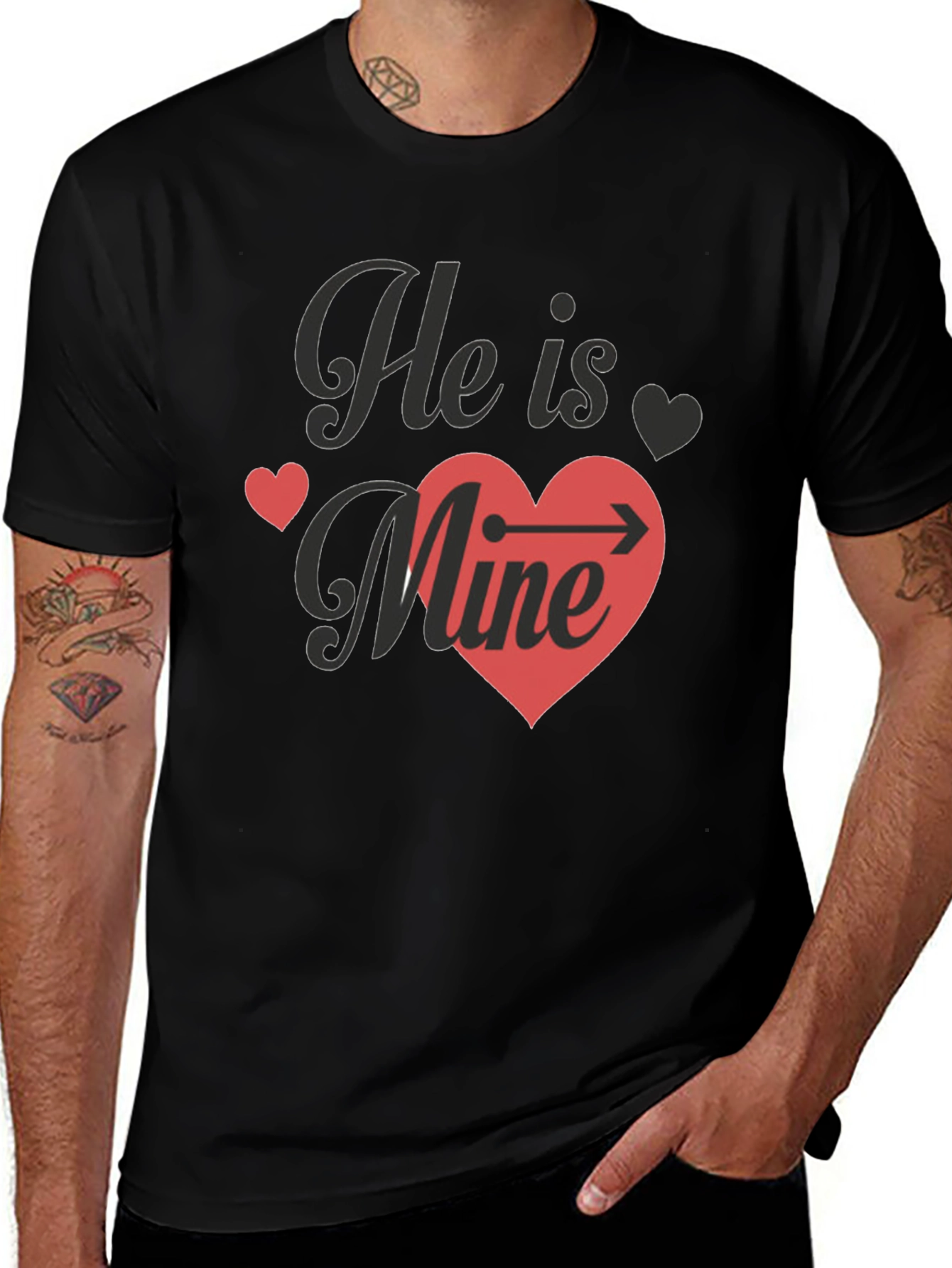 He Is Mine T-Shirt - Valentines Day