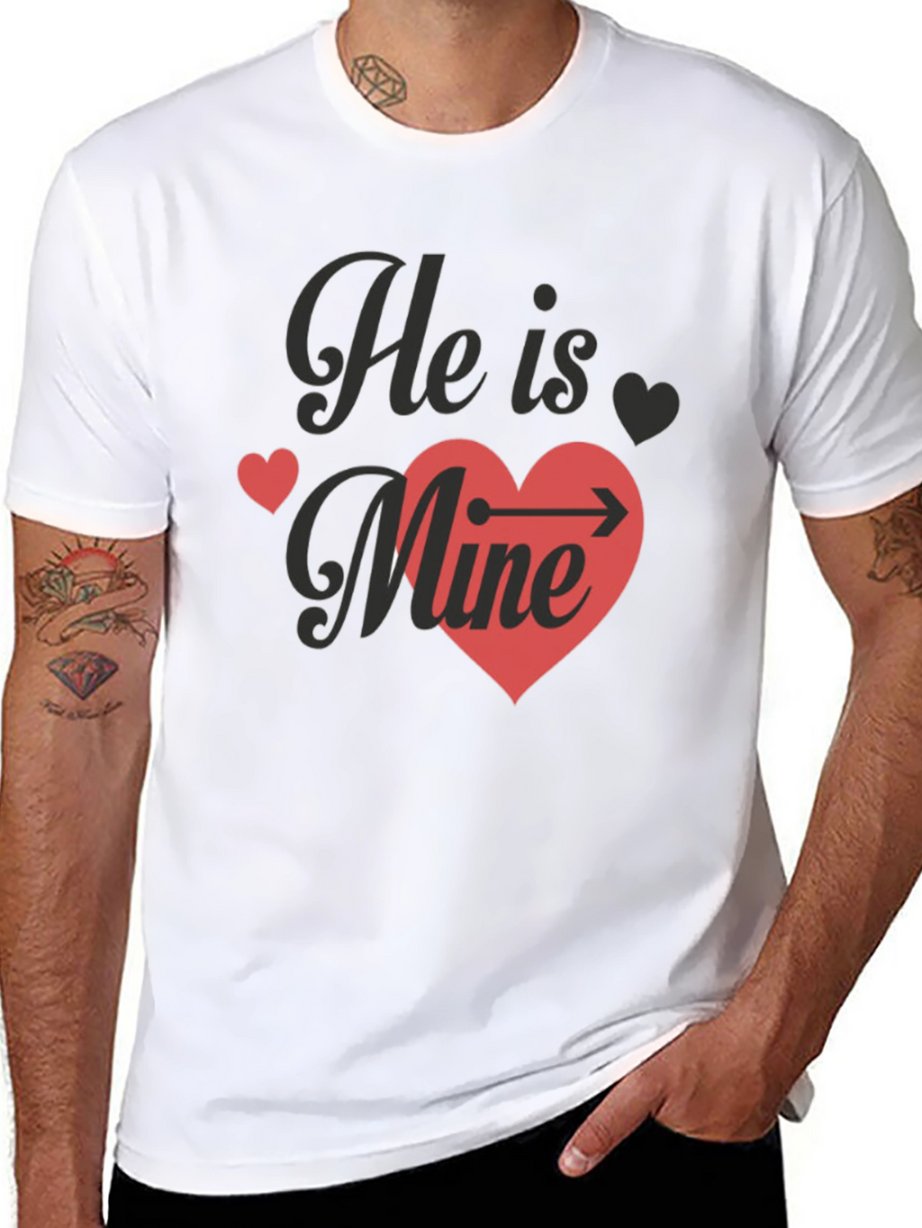 He Is Mine T-Shirt - Valentines Day