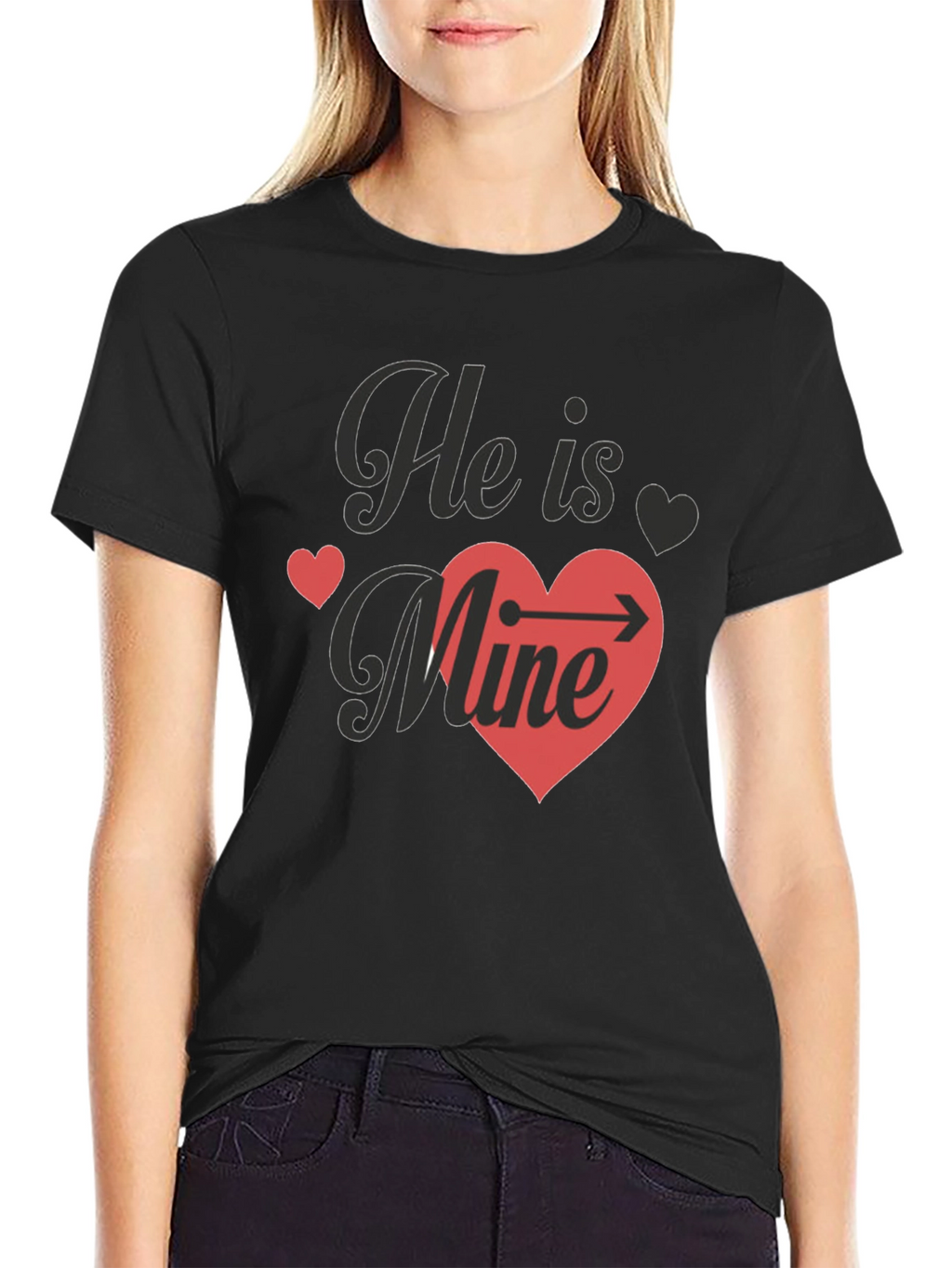 He Is Mine T-Shirt - Valentines Day