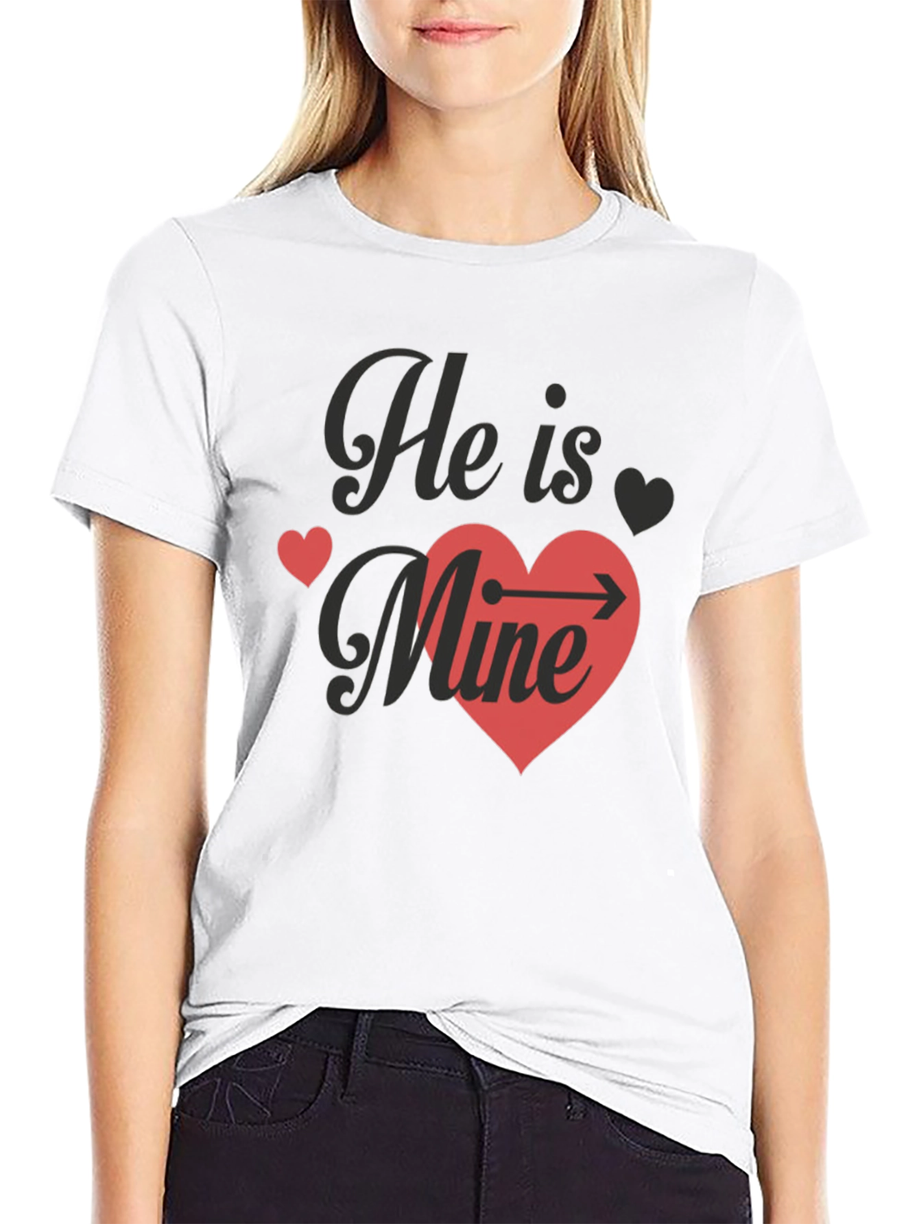 He Is Mine T-Shirt - Valentines Day