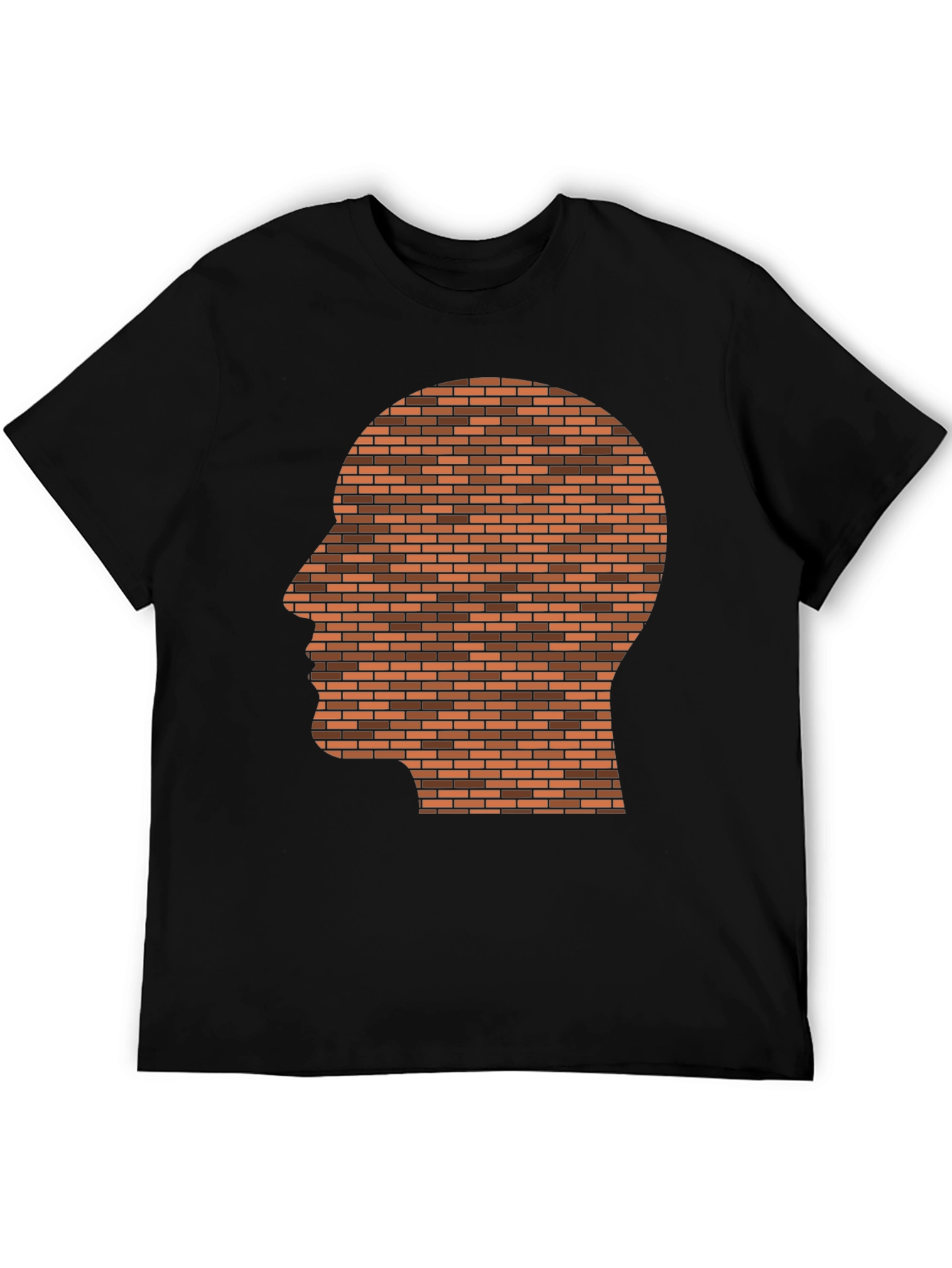 Brick Head T-Shirt - Unique Graphic Tee