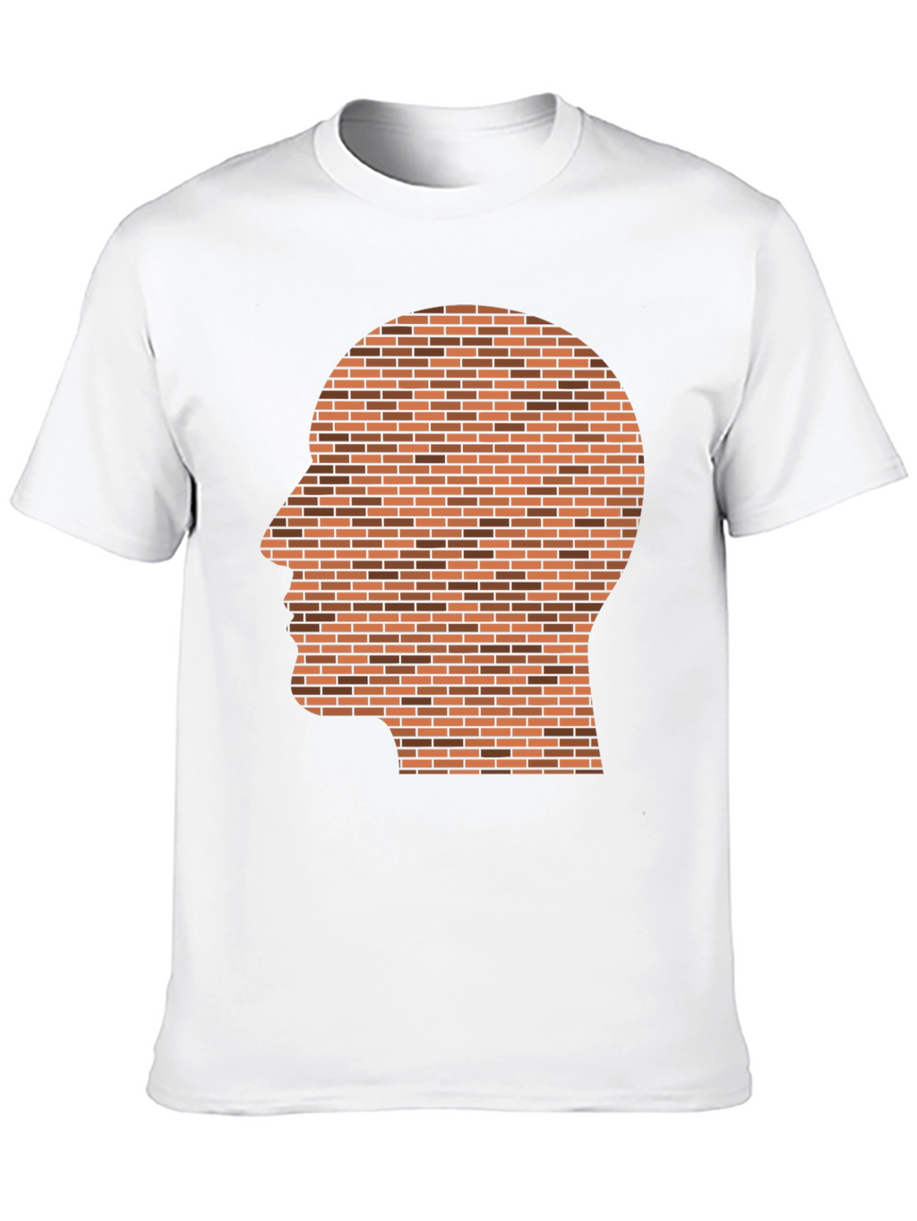 Brick Head T-Shirt - Unique Graphic Tee