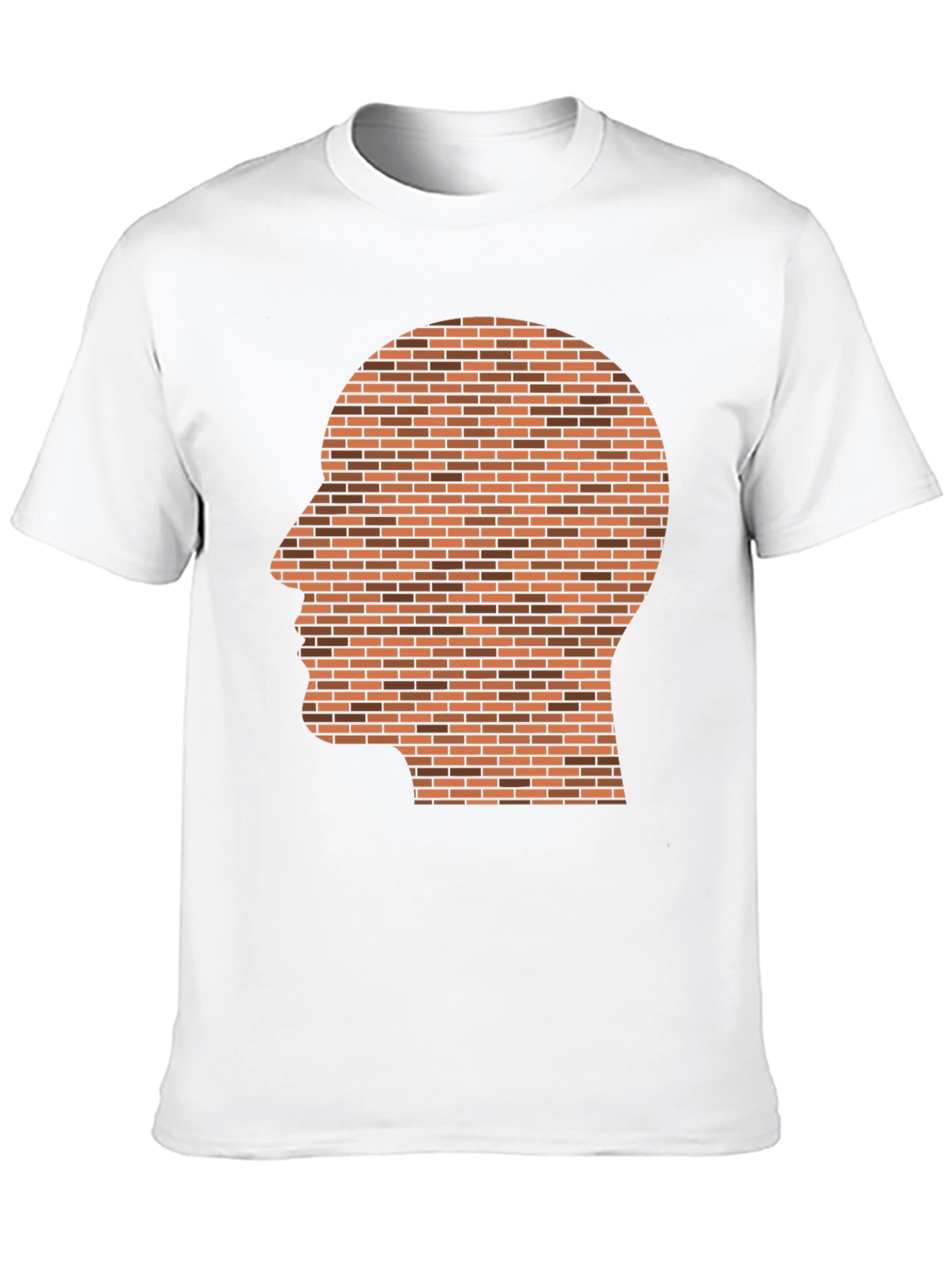 Brick Head T-Shirt - Unique Graphic Tee