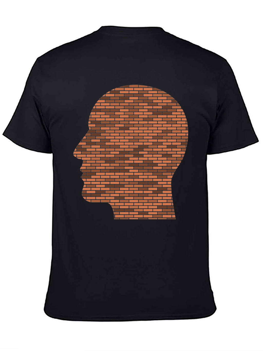 Brick Head T-Shirt - Unique Graphic Tee