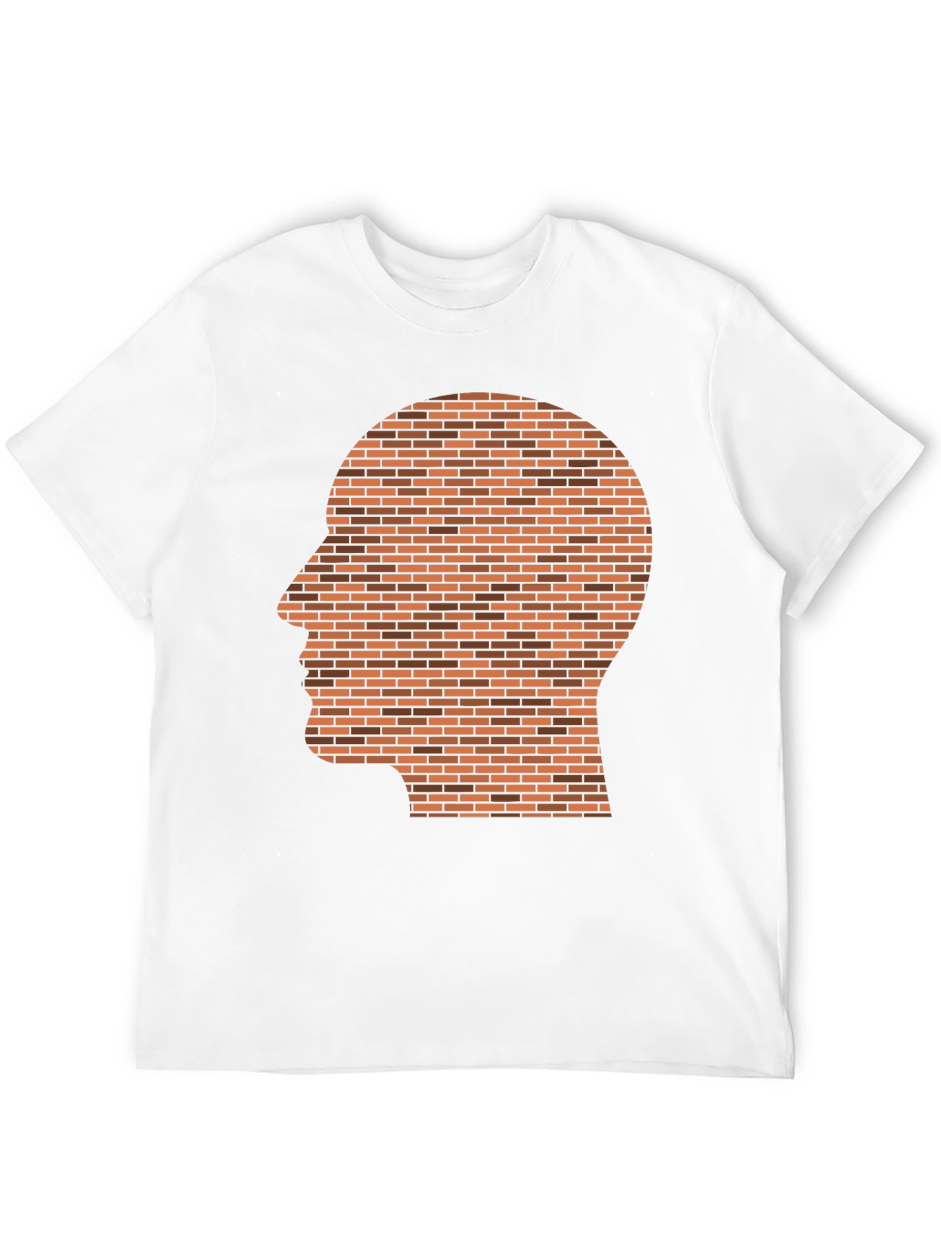Brick Head T-Shirt - Unique Graphic Tee