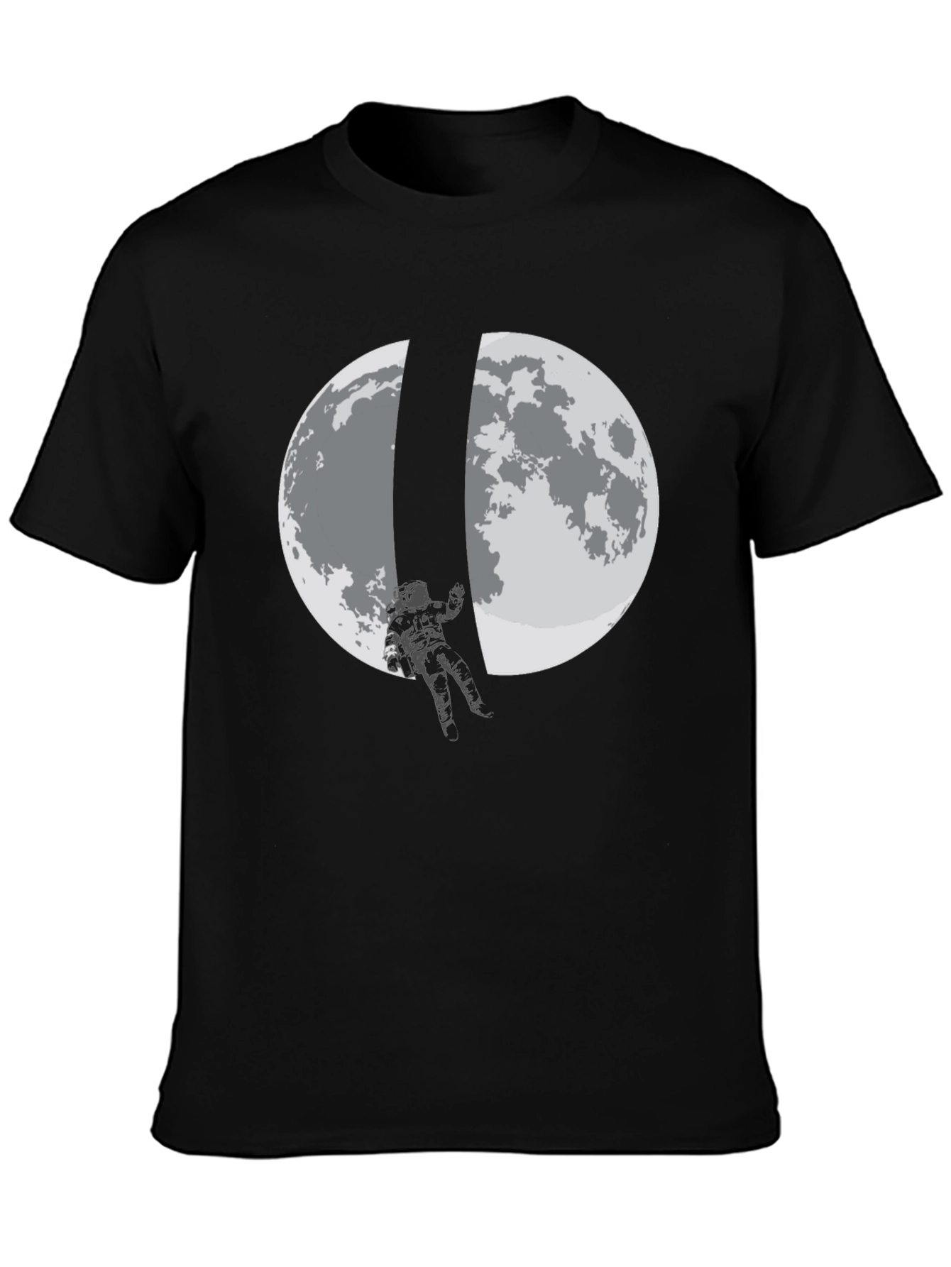 Astronaut Moon T-Shirt - Space Adventure Tee