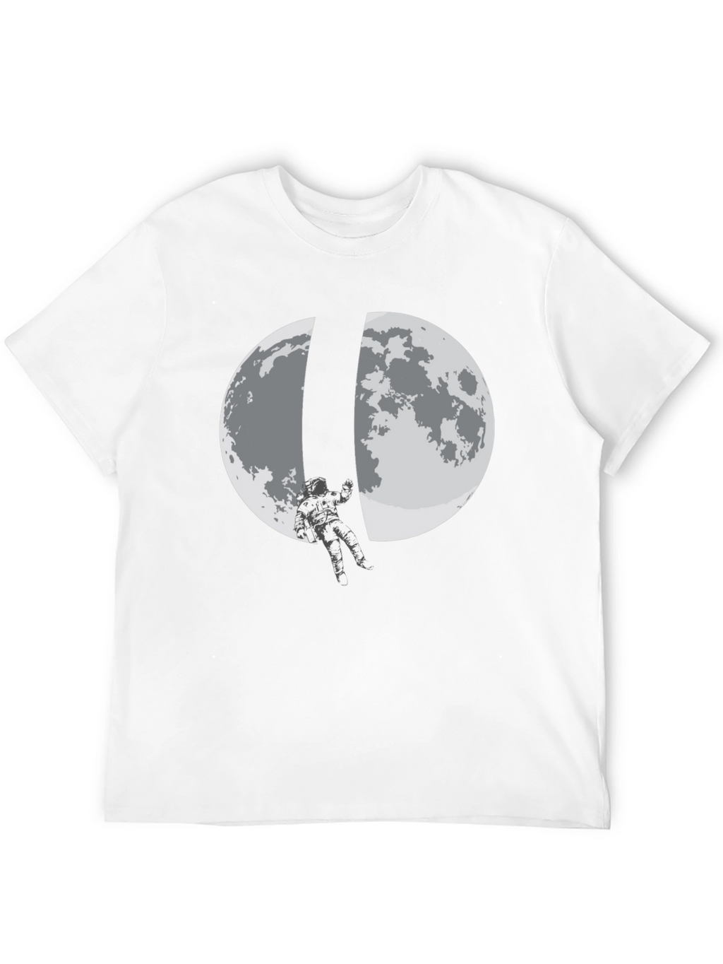 Astronaut Moon T-Shirt - Space Adventure Tee