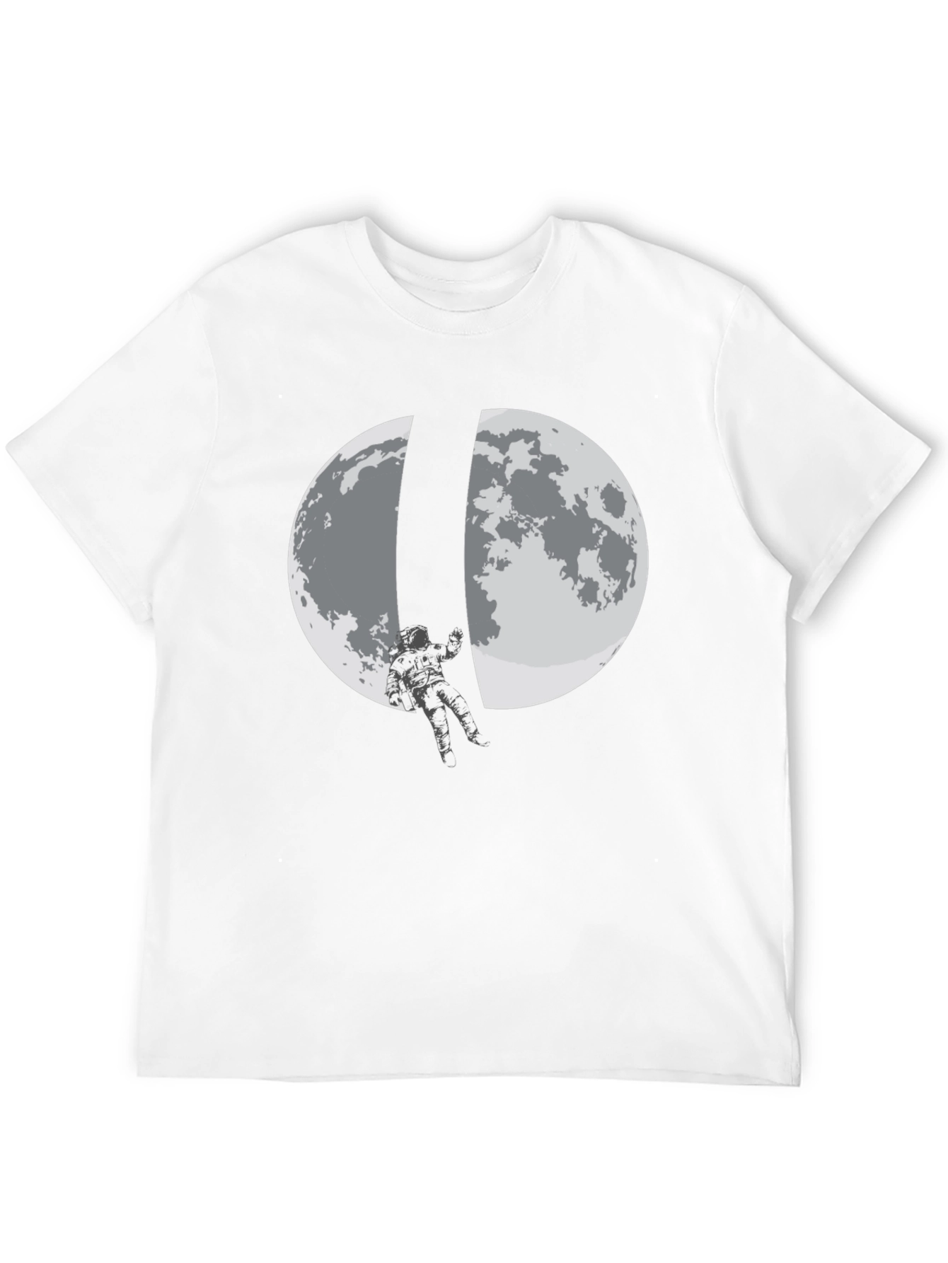 Astronaut Moon T-Shirt - Space Adventure Tee