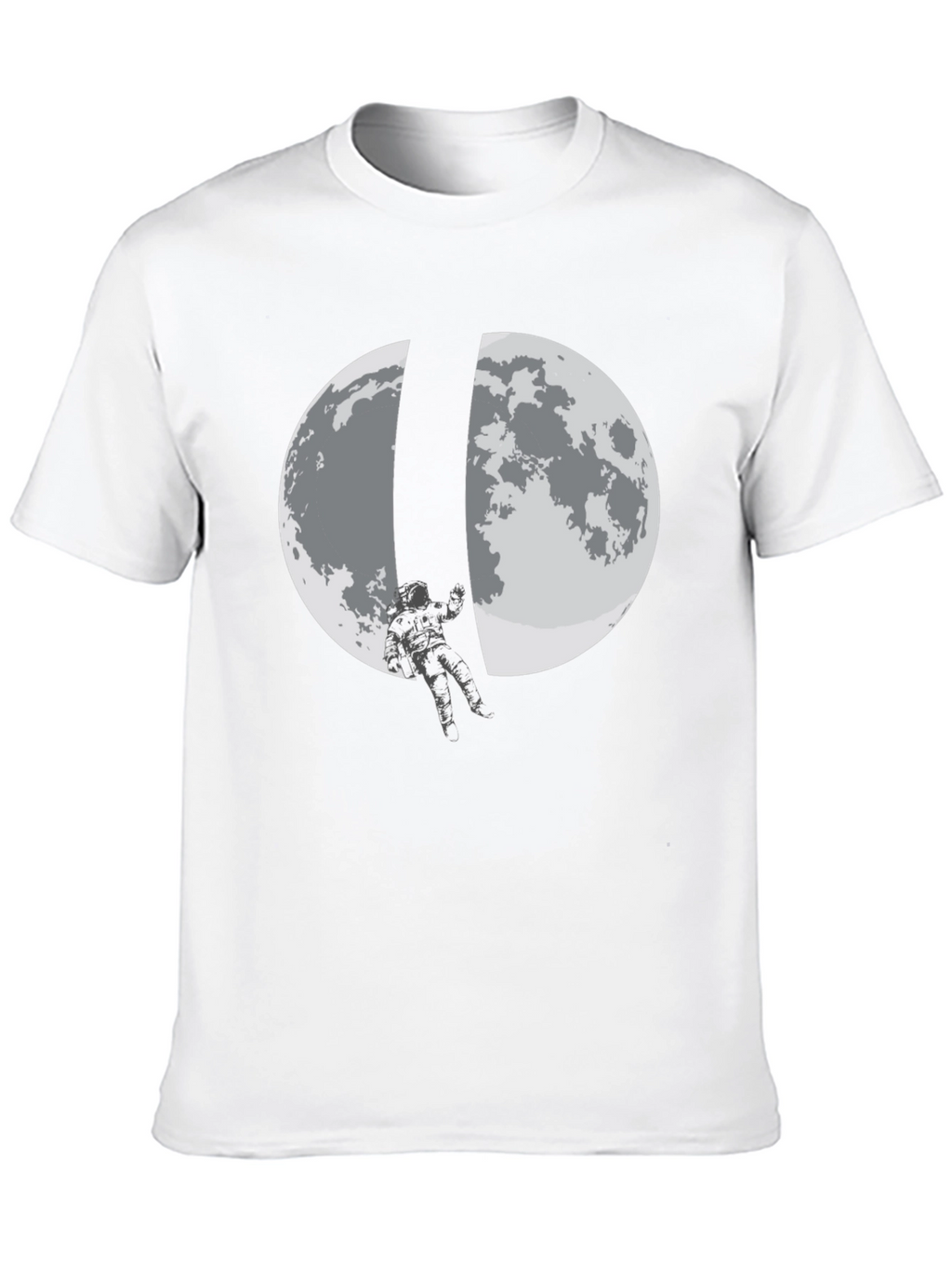 Astronaut Moon T-Shirt - Space Adventure Tee