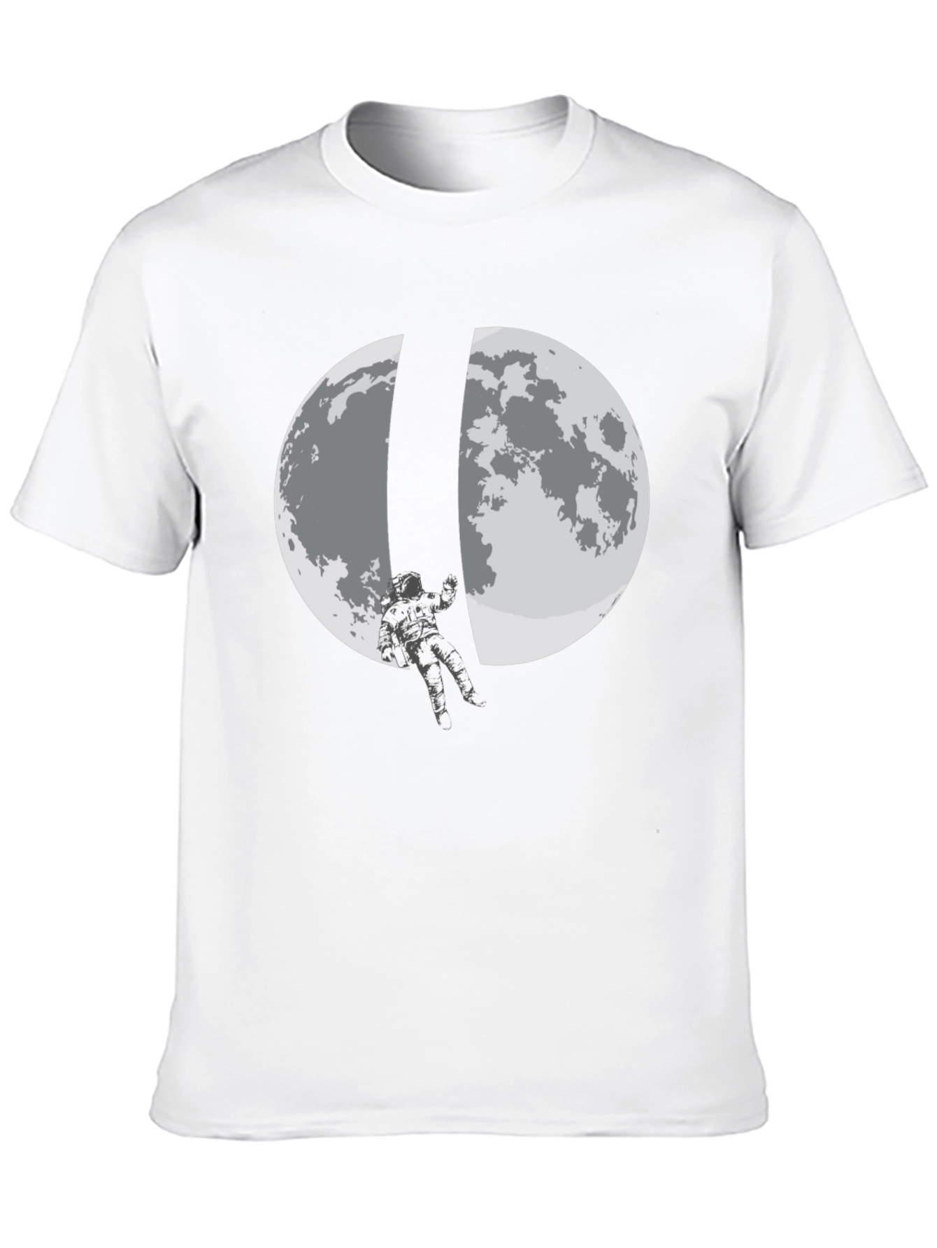 Astronaut Moon T-Shirt - Space Adventure Tee