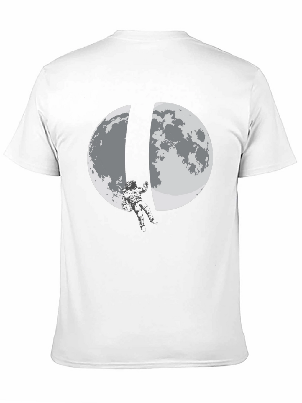 Astronaut Moon T-Shirt - Space Adventure Tee