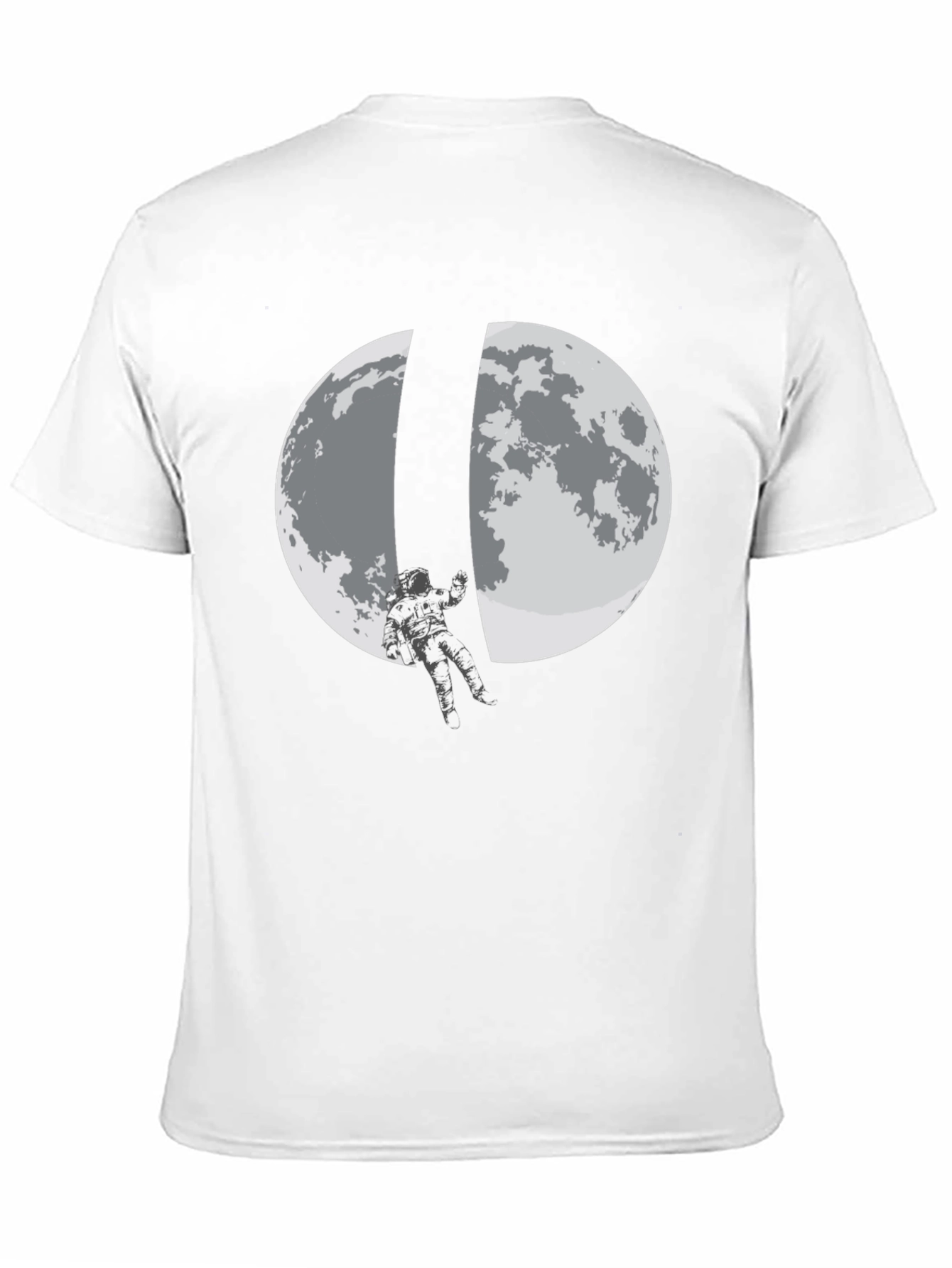 Astronaut Moon T-Shirt - Space Adventure Tee