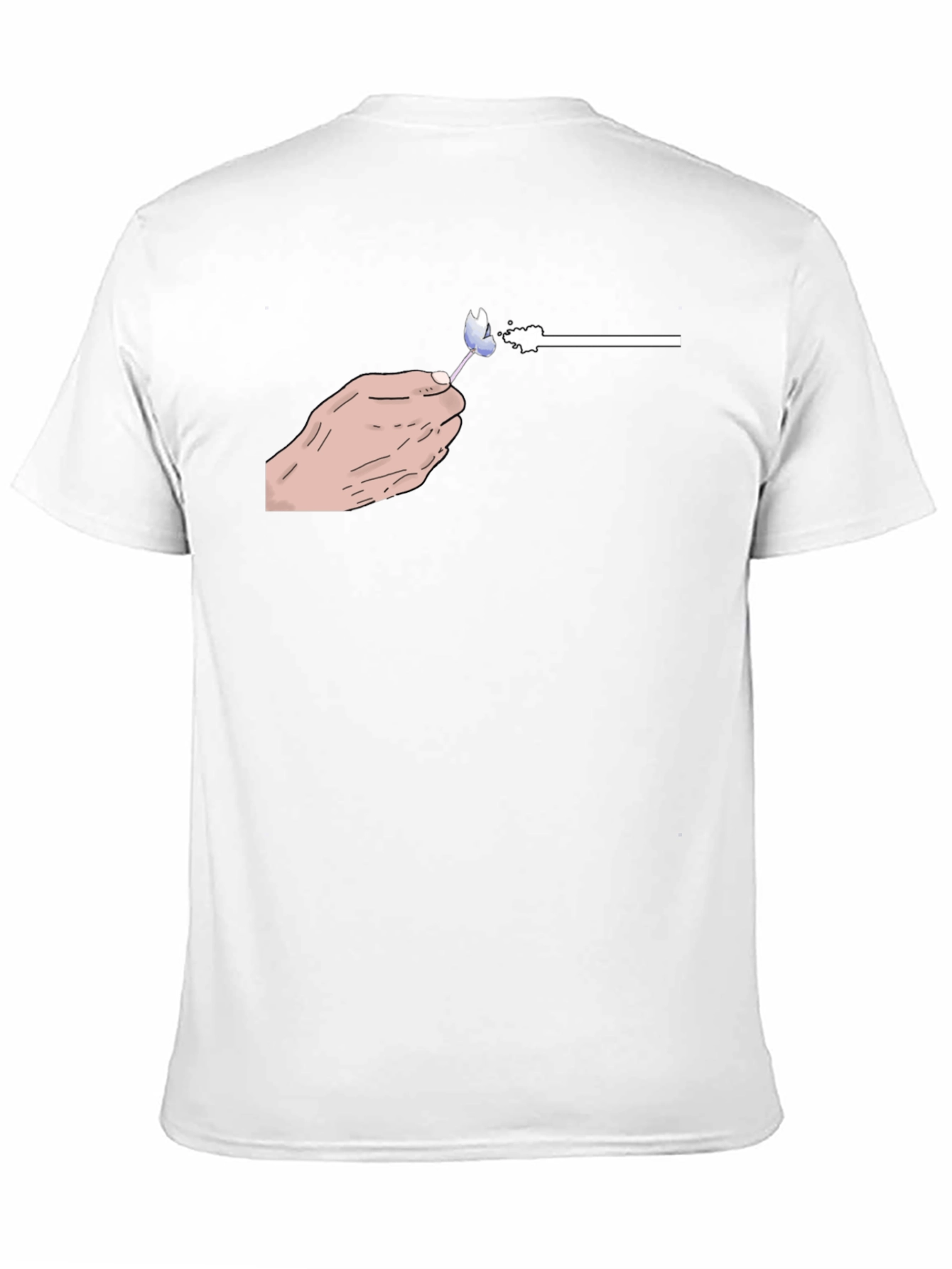 Hand-Drawn Lollipop Graphic Black T-Shirt