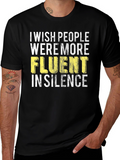 Fluent in Silence Graphic T-Shirt