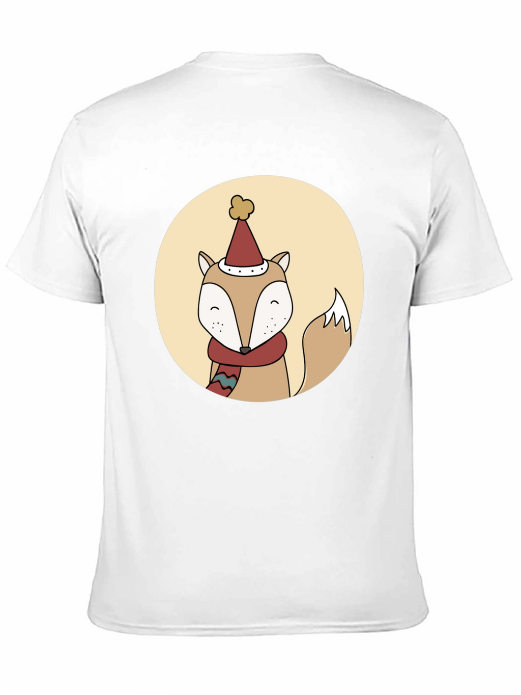 Festive Fox Graphic Tee - Holiday Style