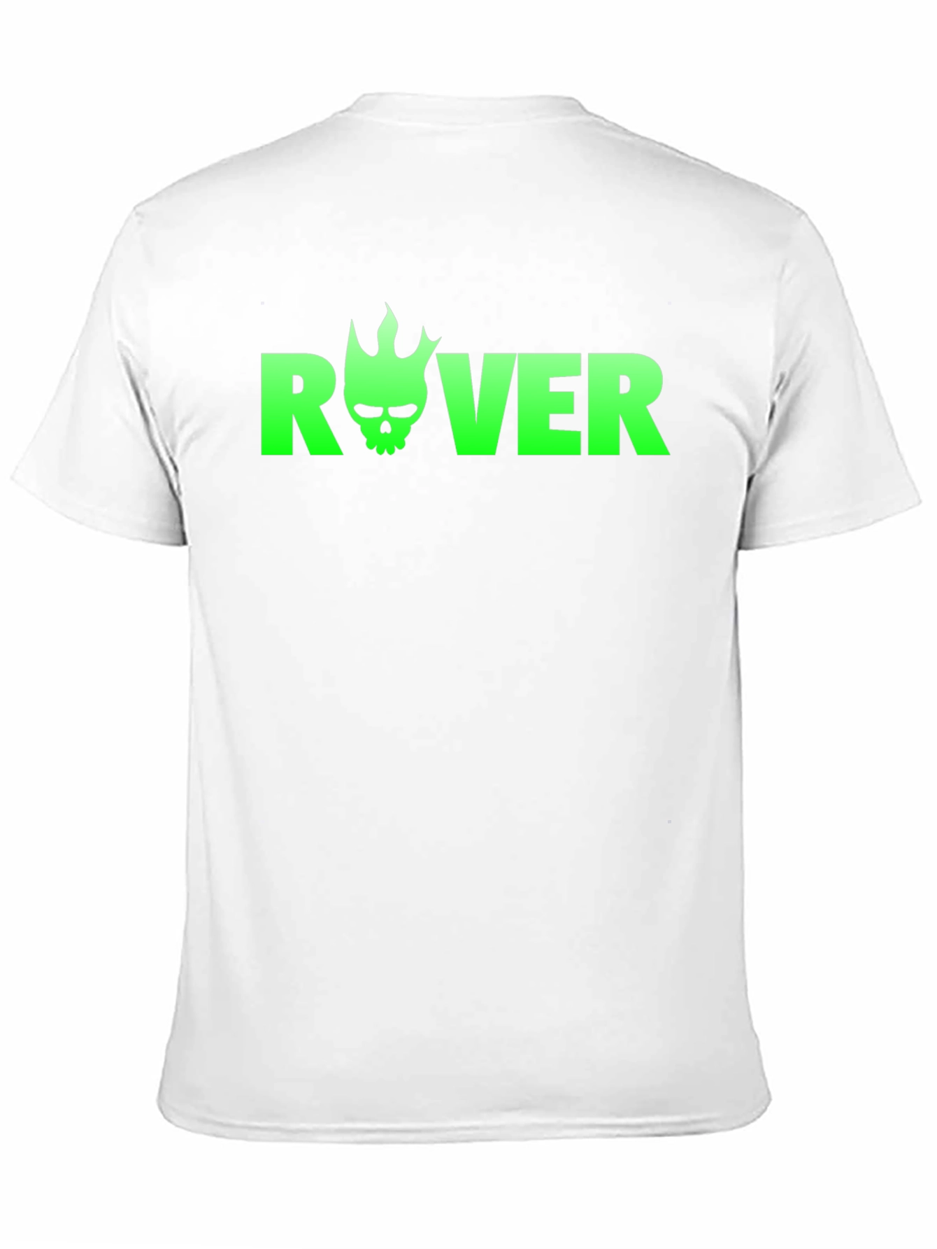 Rover Skull Flame Black T-Shirt