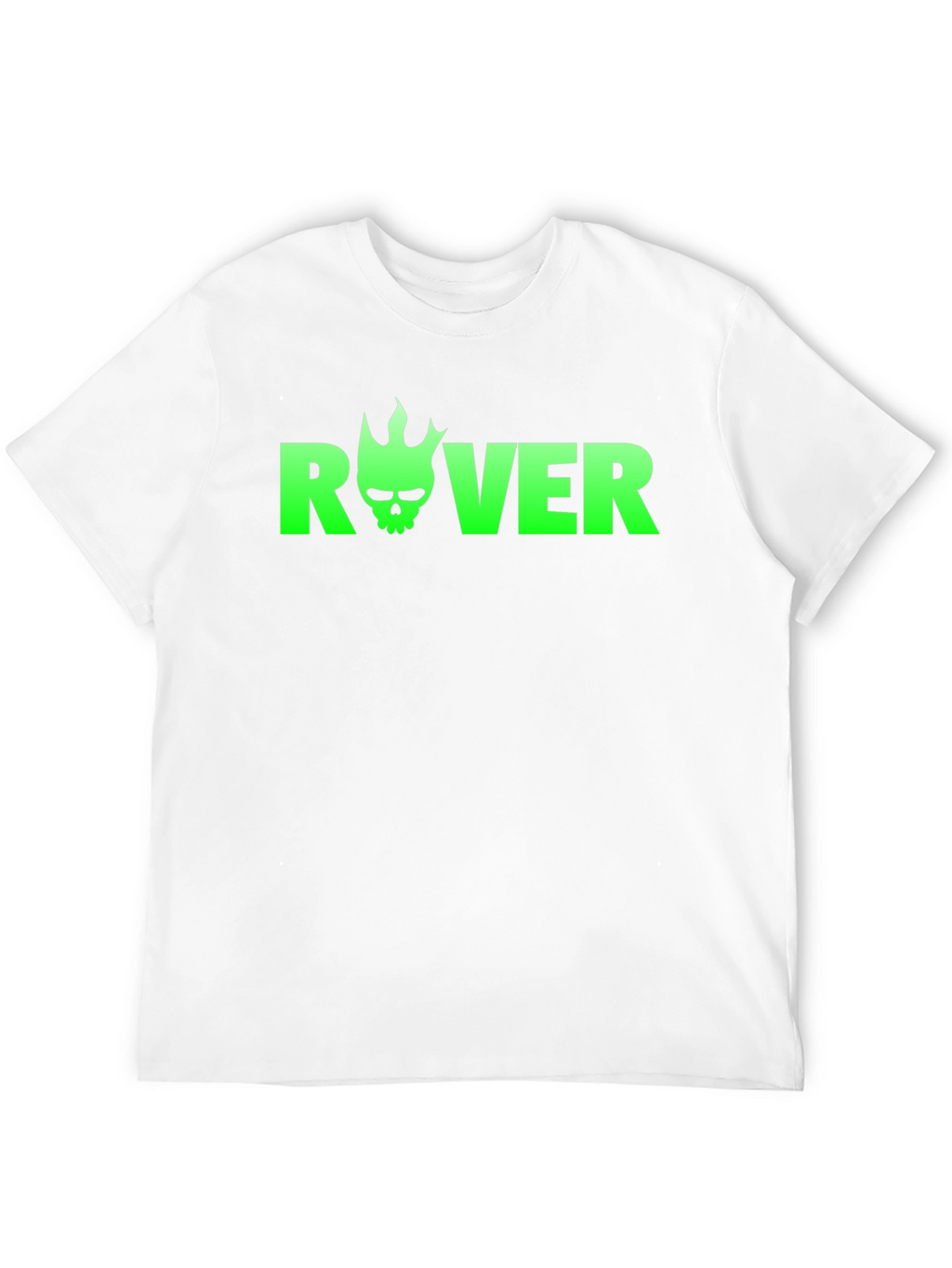 Rover Skull Flame Black T-Shirt