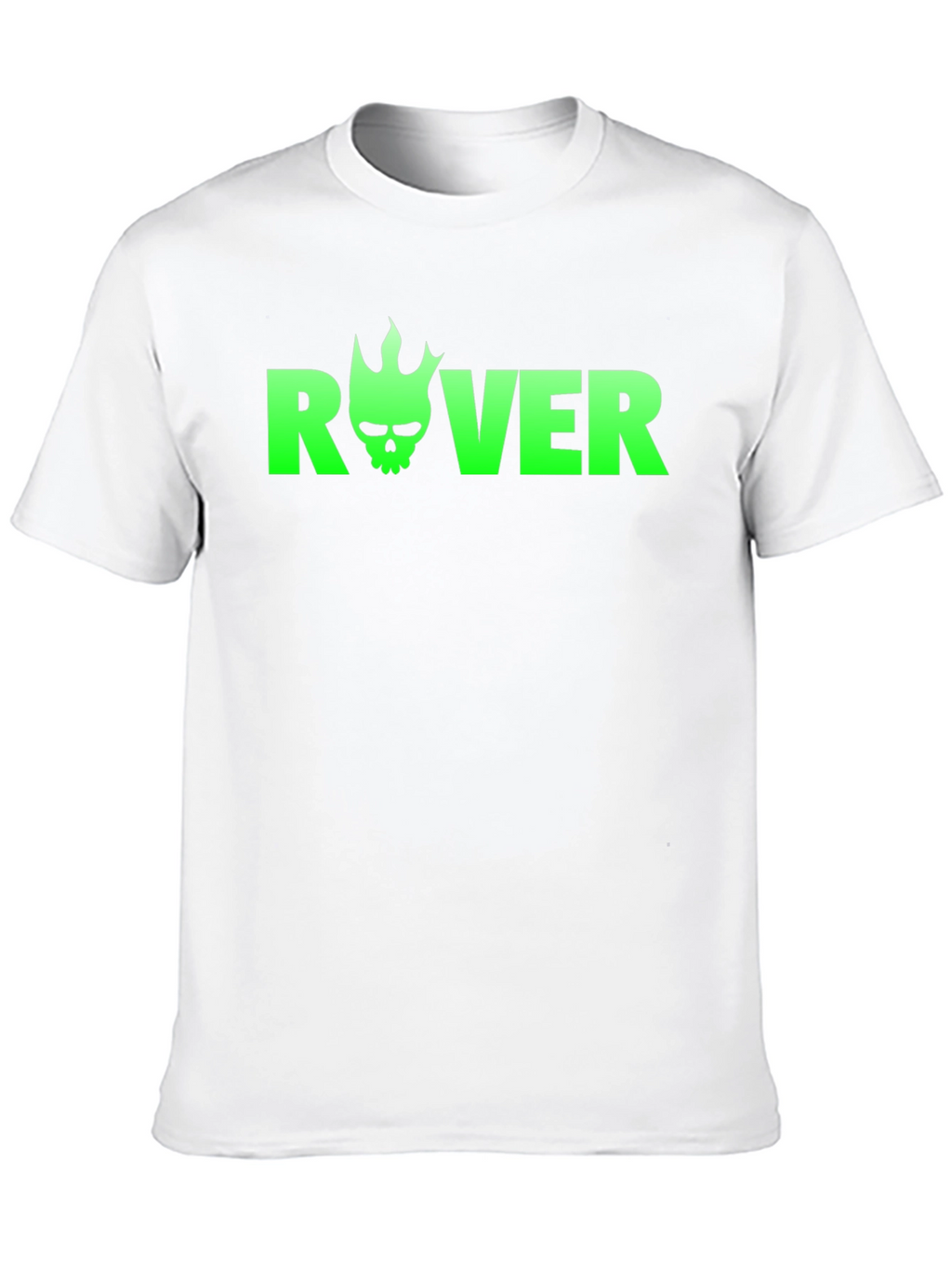 Rover Skull Flame Black T-Shirt