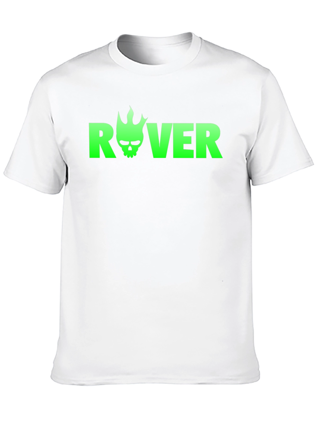 Rover Skull Flame Black T-Shirt