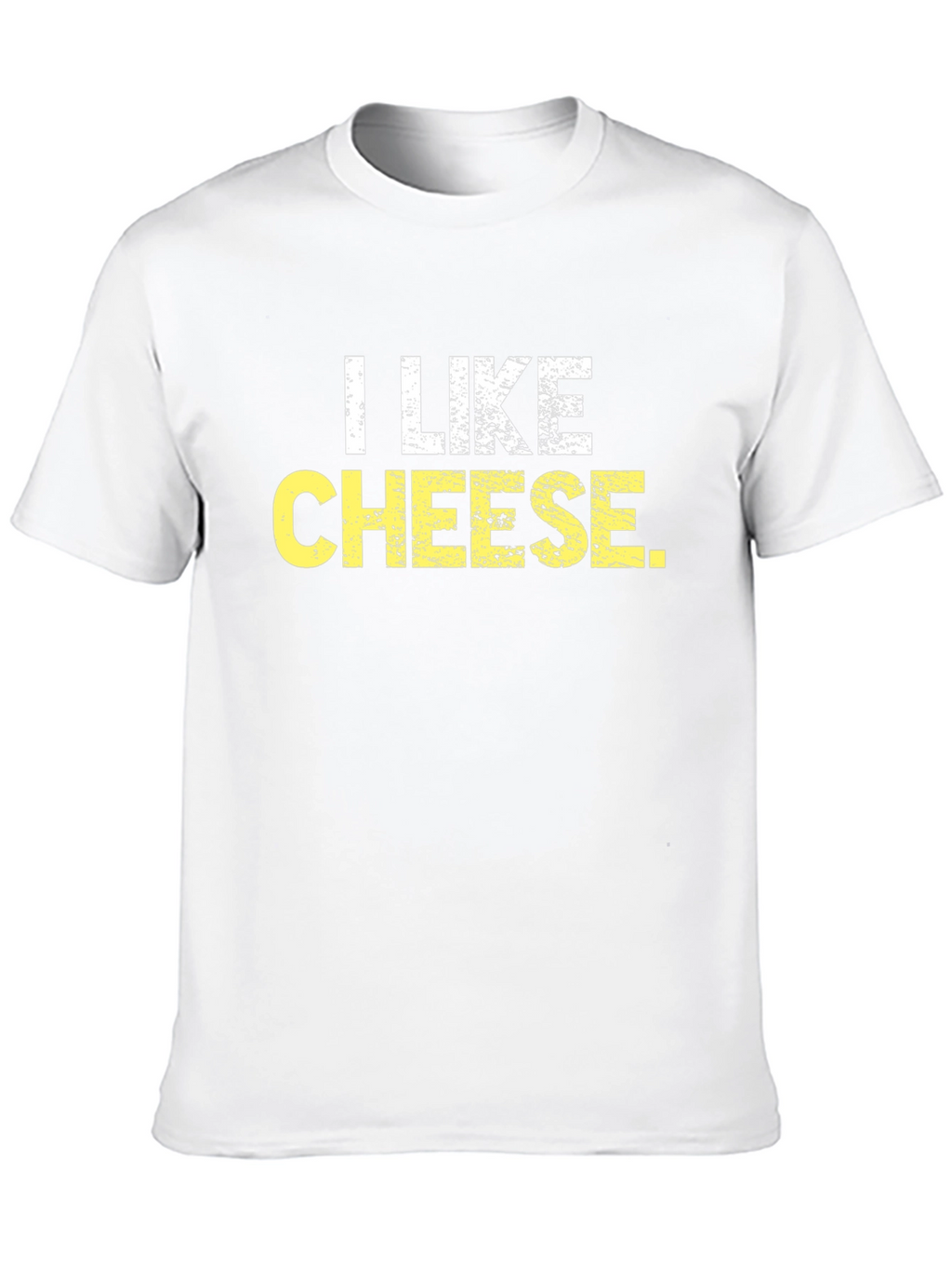 I Like Cheese Graphic Tee - Mens Black T-Shirt