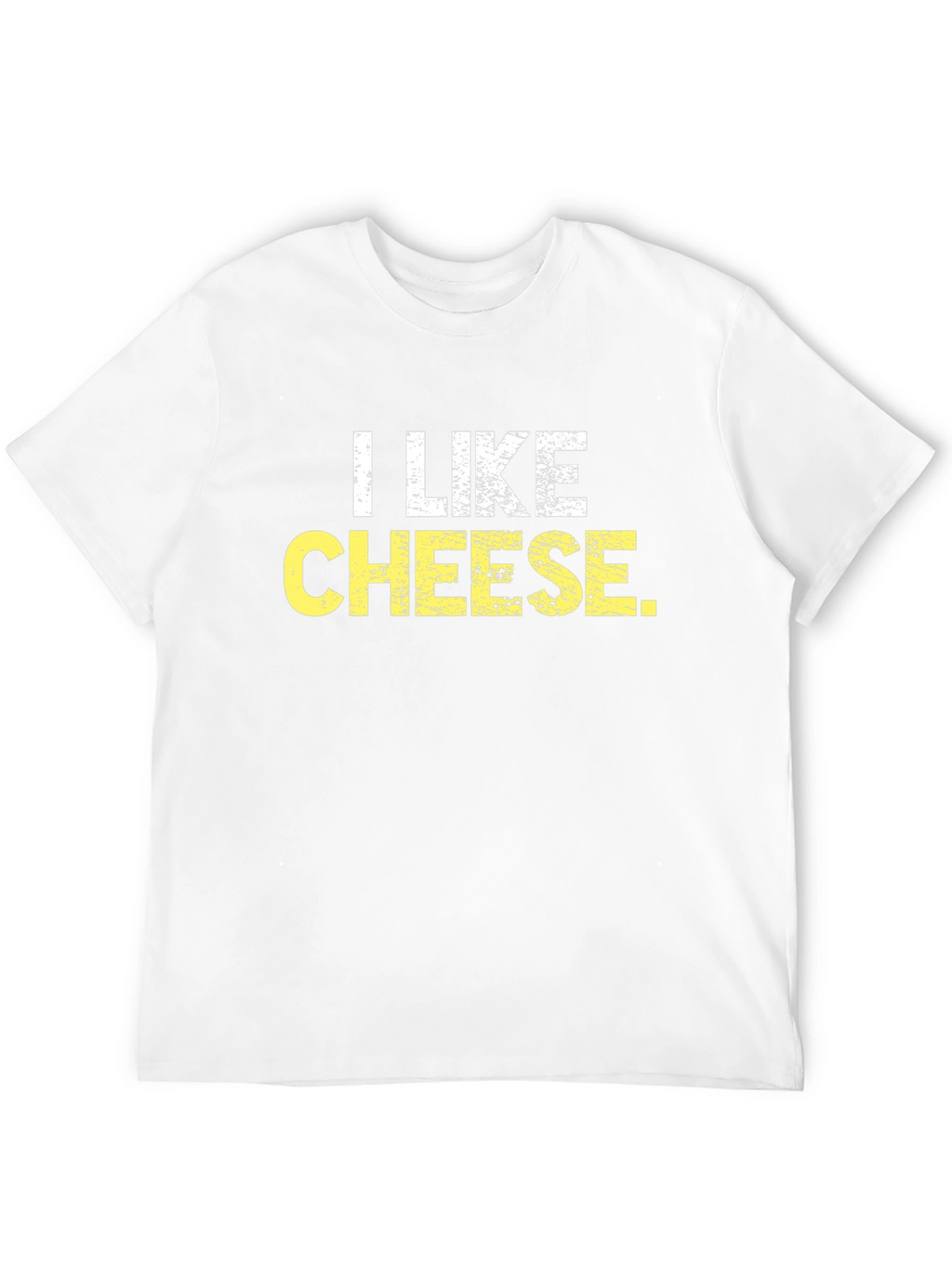I Like Cheese Graphic Tee - Mens Black T-Shirt