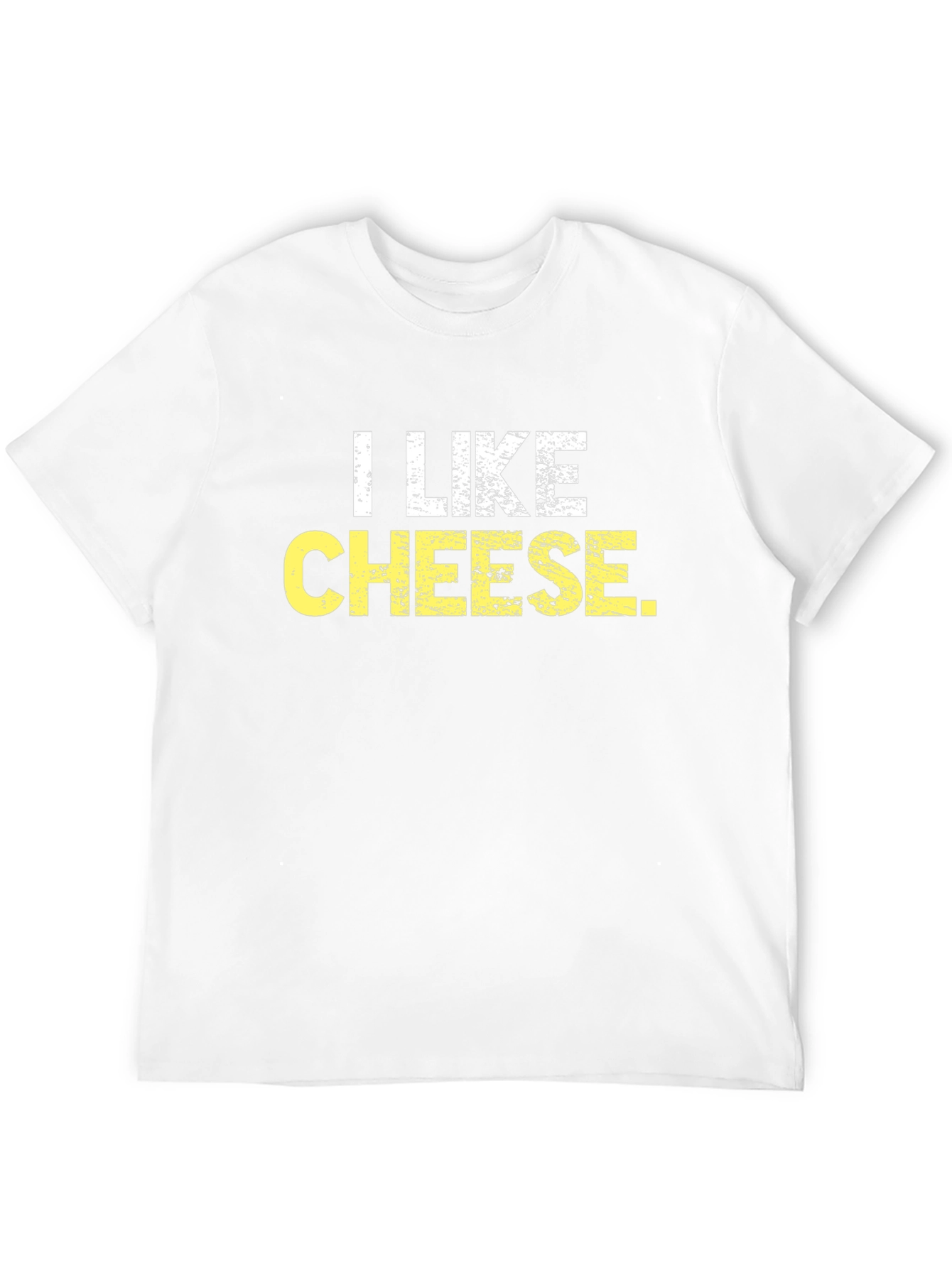 I Like Cheese Graphic Tee - Mens Black T-Shirt