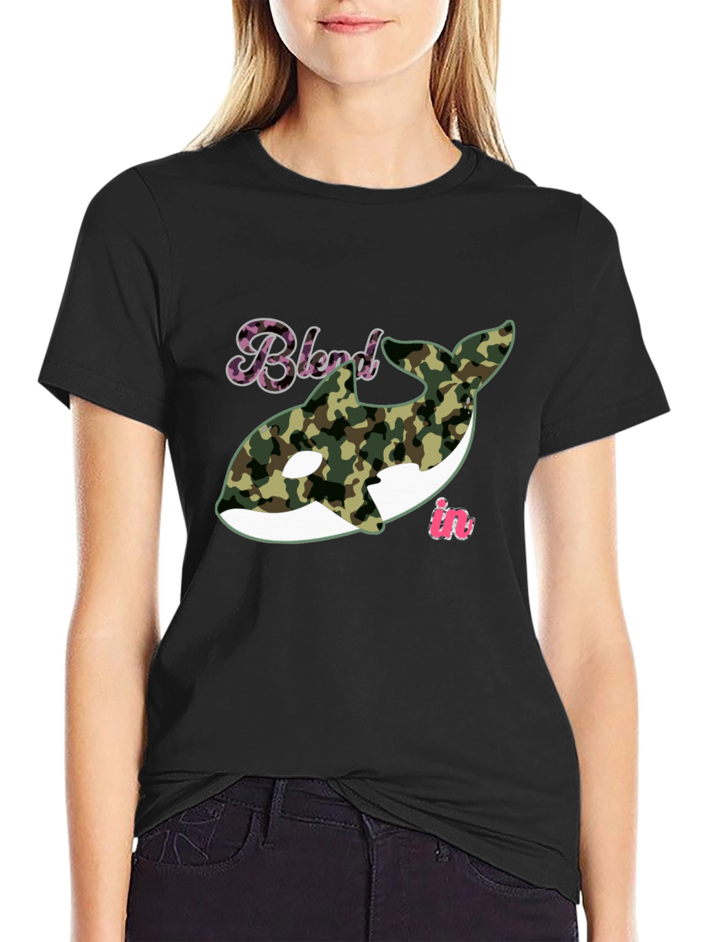 Blend In Orca Camo Graphic Tee