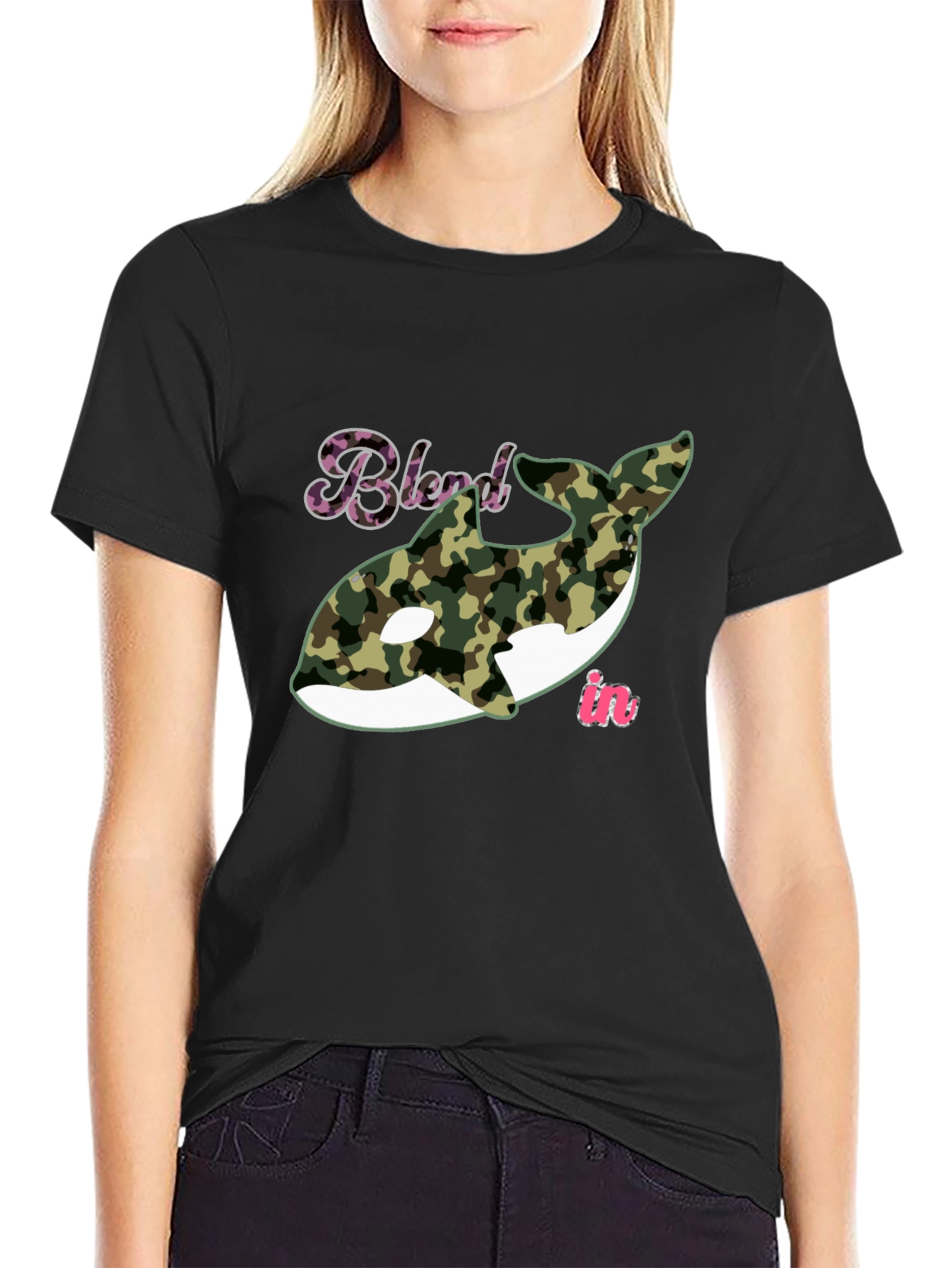 Blend In Orca Camo Graphic Tee