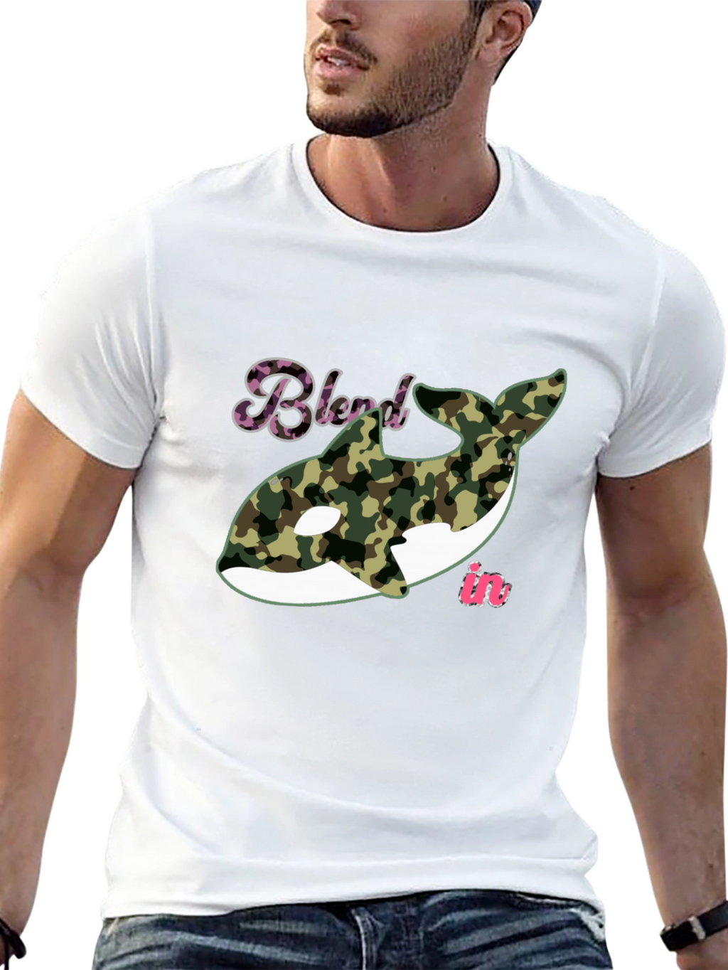 Blend In Orca Camo Graphic Tee