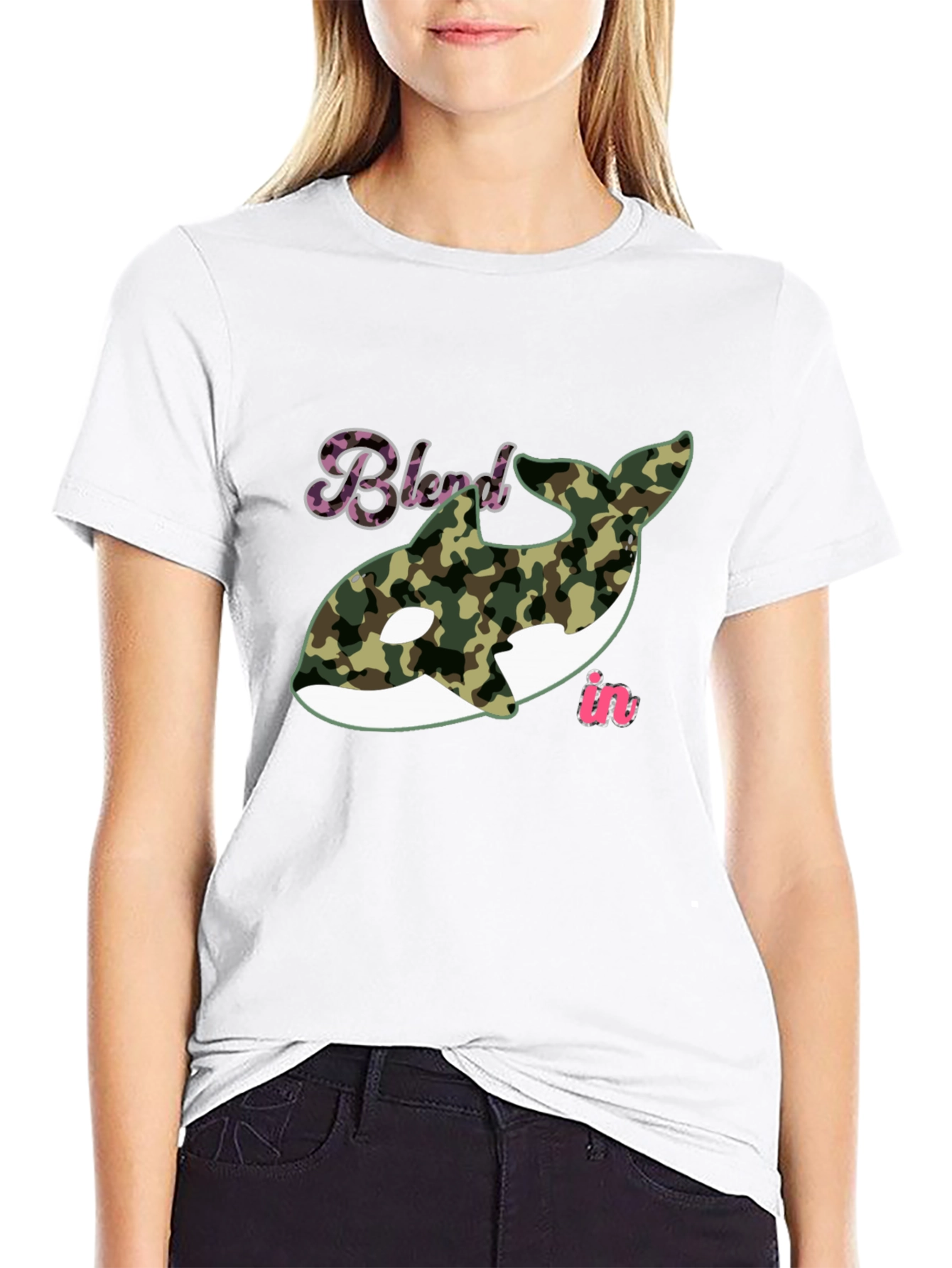 Blend In Orca Camo Graphic Tee