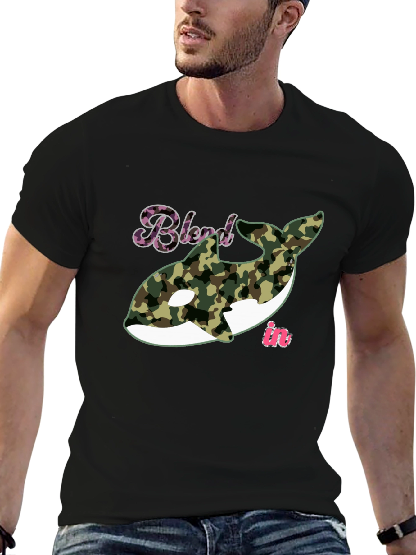 Blend In Orca Camo Graphic Tee