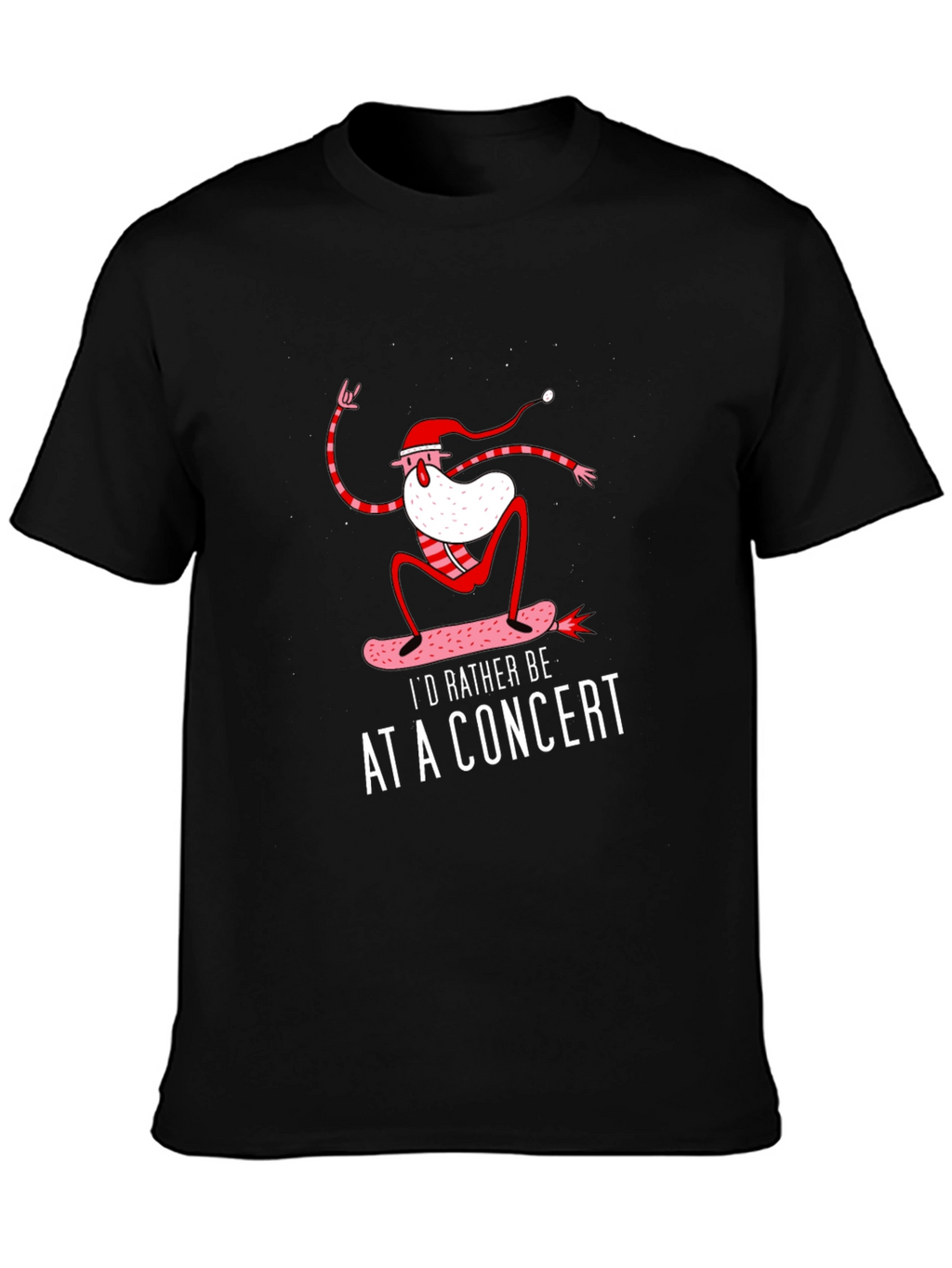 Skateboarding Santa Concert Tee