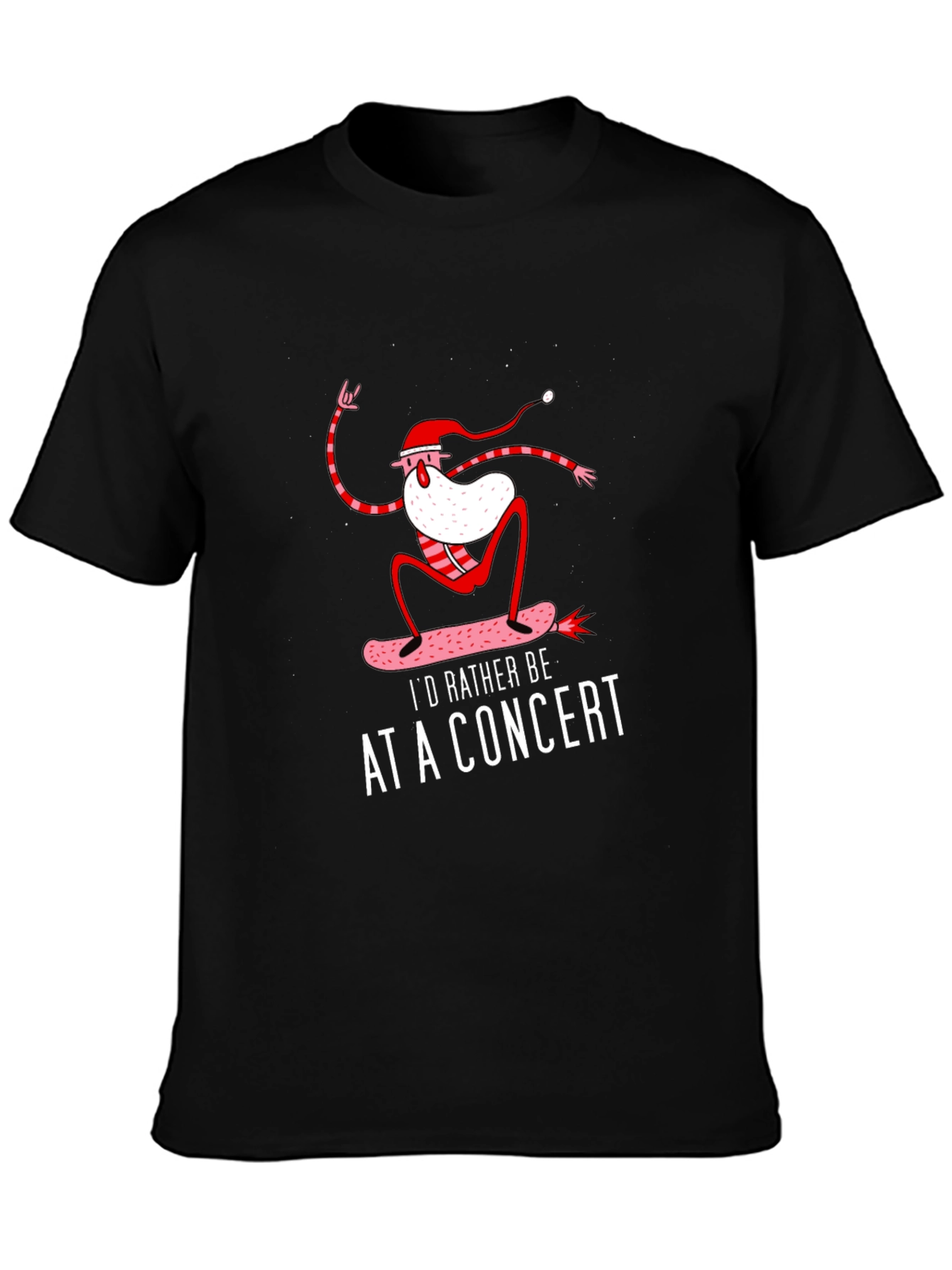 Skateboarding Santa Concert Tee