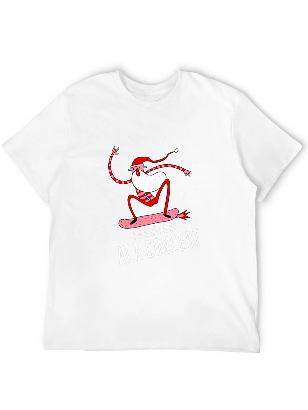 Skateboarding Santa Concert Tee