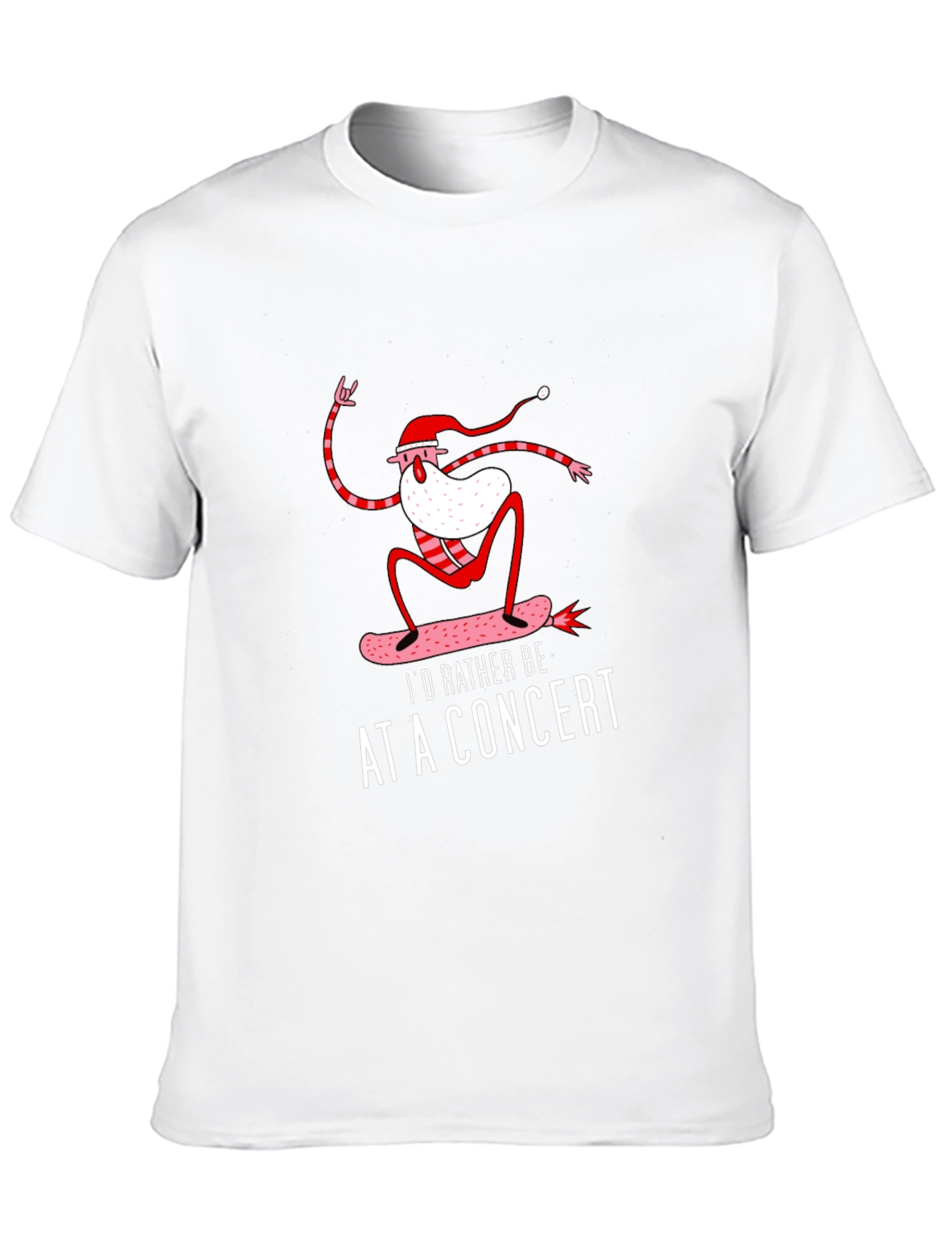 Skateboarding Santa Concert Tee