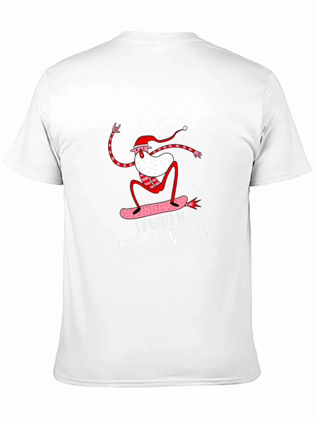 Skateboarding Santa Concert Tee