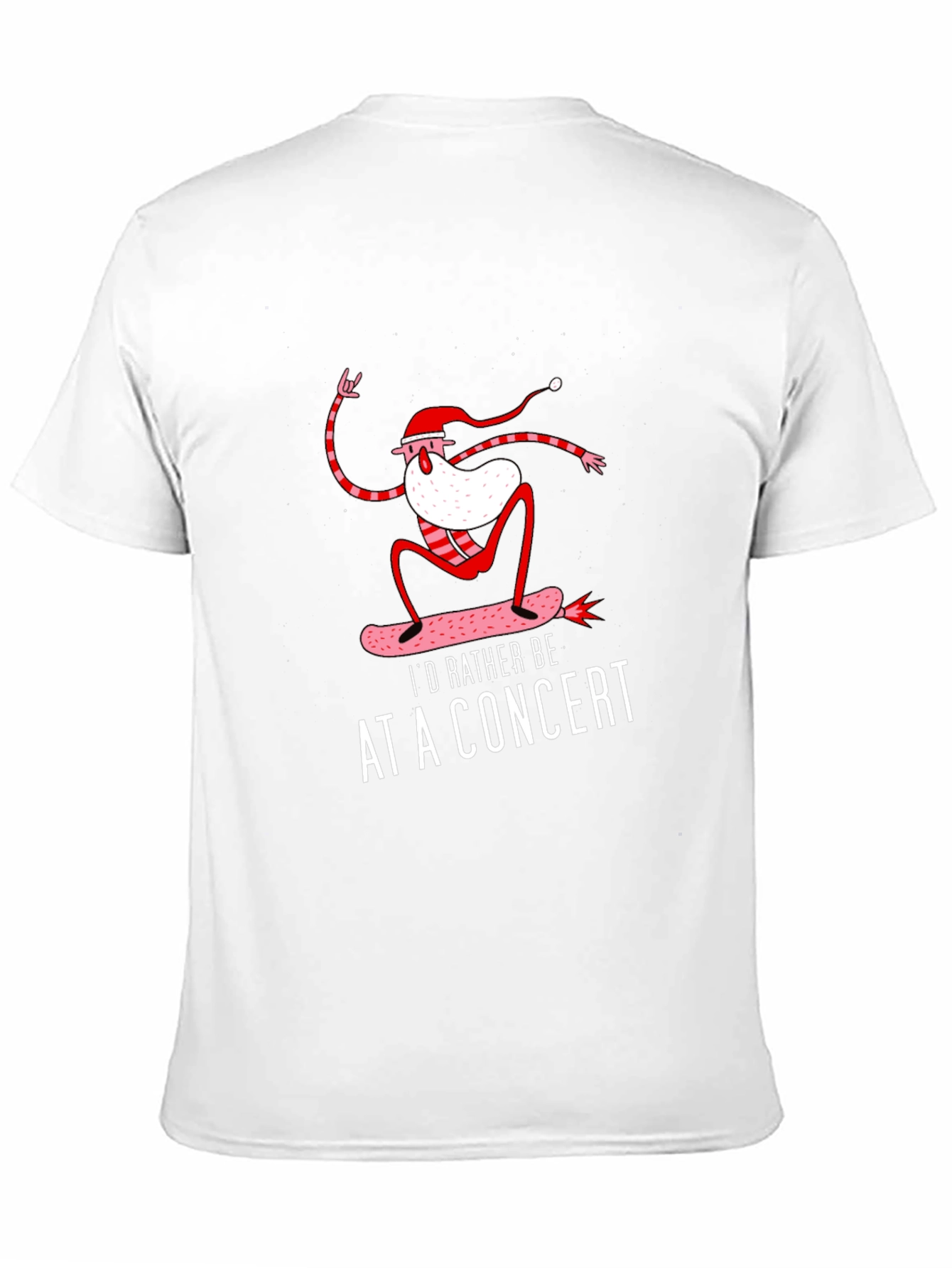 Skateboarding Santa Concert Tee