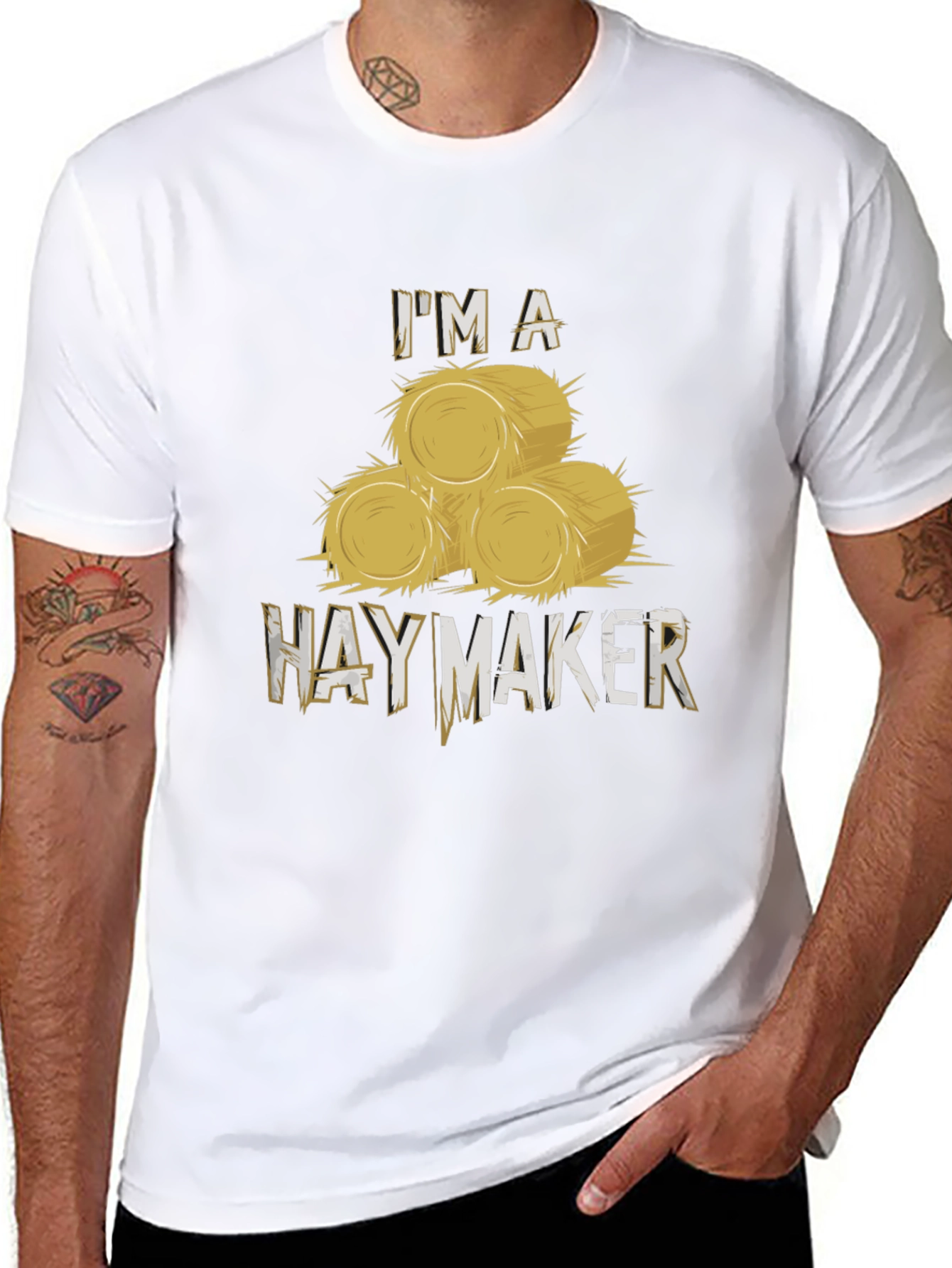 Im A Hay Maker Black T-Shirt