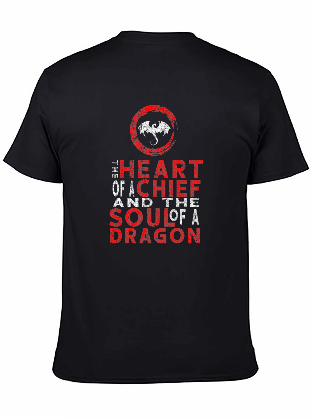Dragon Heart & Soul Graphic Tee - Premium Cotton