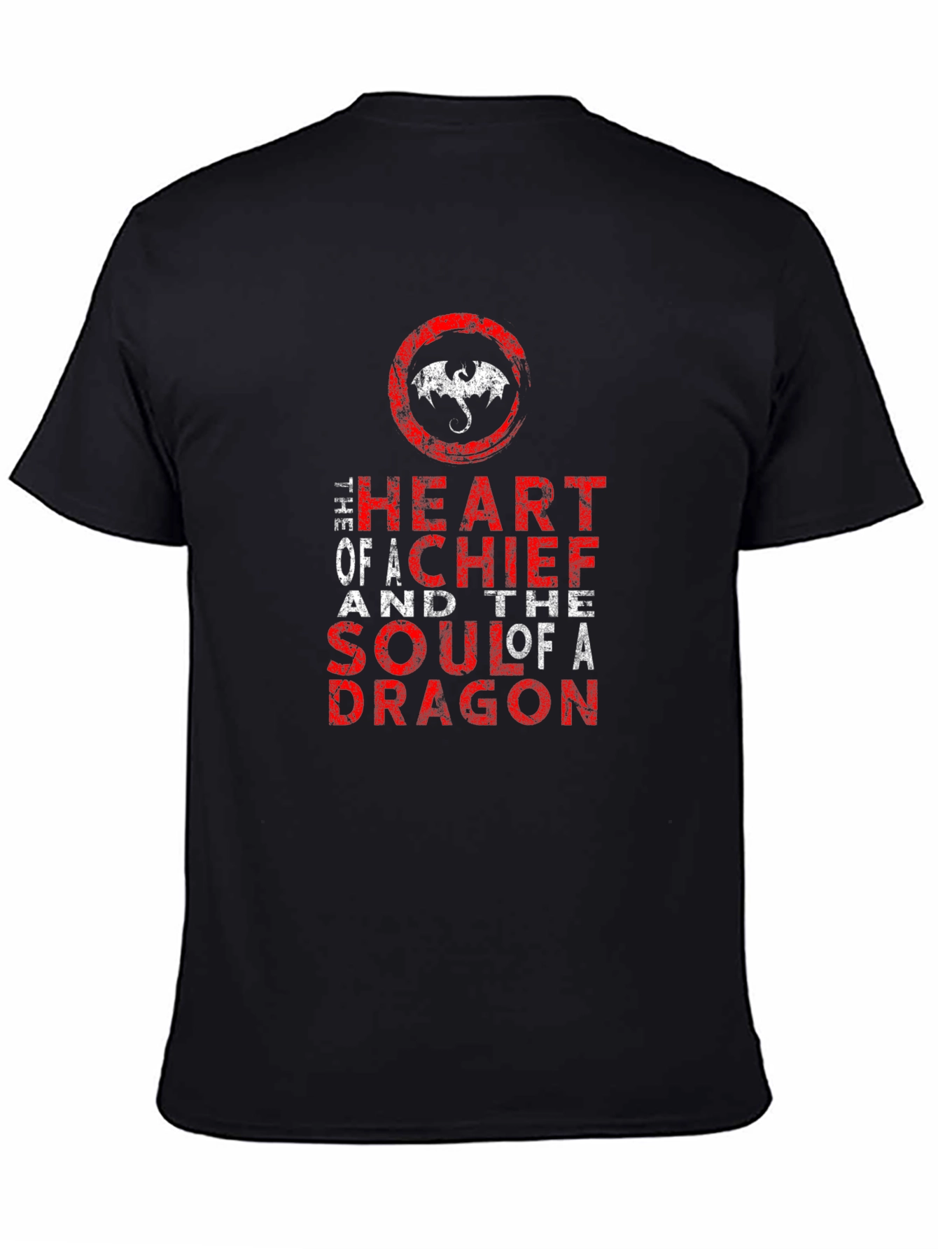 Dragon Heart & Soul Graphic Tee - Premium Cotton