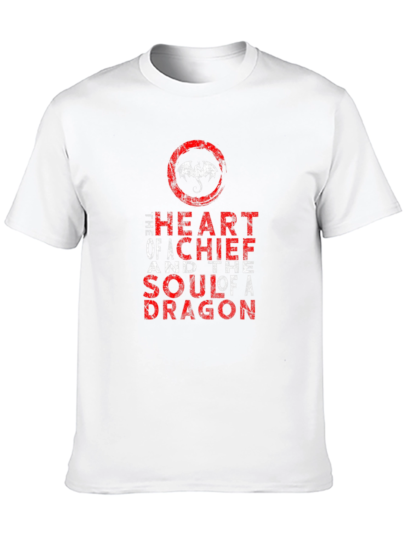 Dragon Heart & Soul Graphic Tee - Premium Cotton