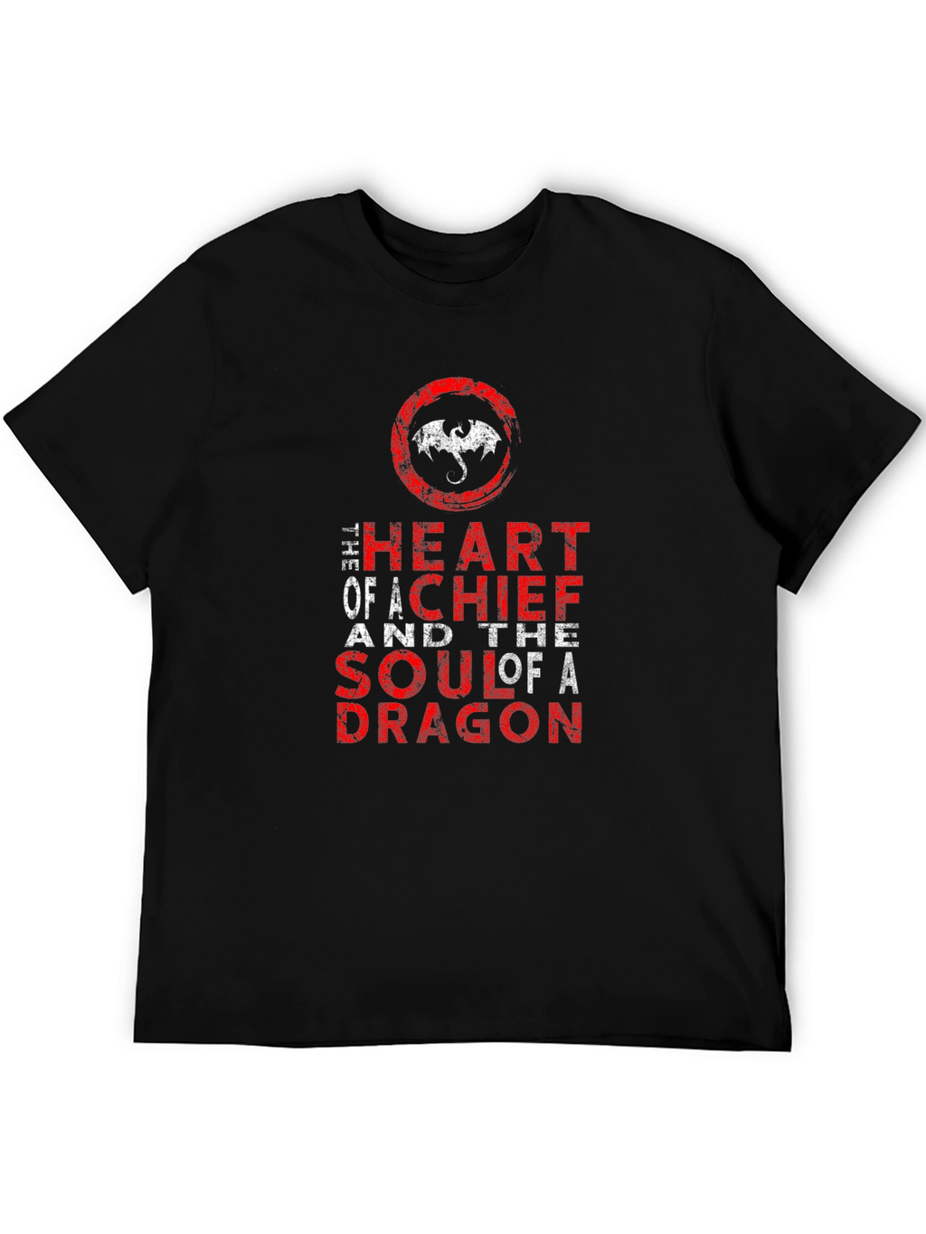 Dragon Heart & Soul Graphic Tee - Premium Cotton