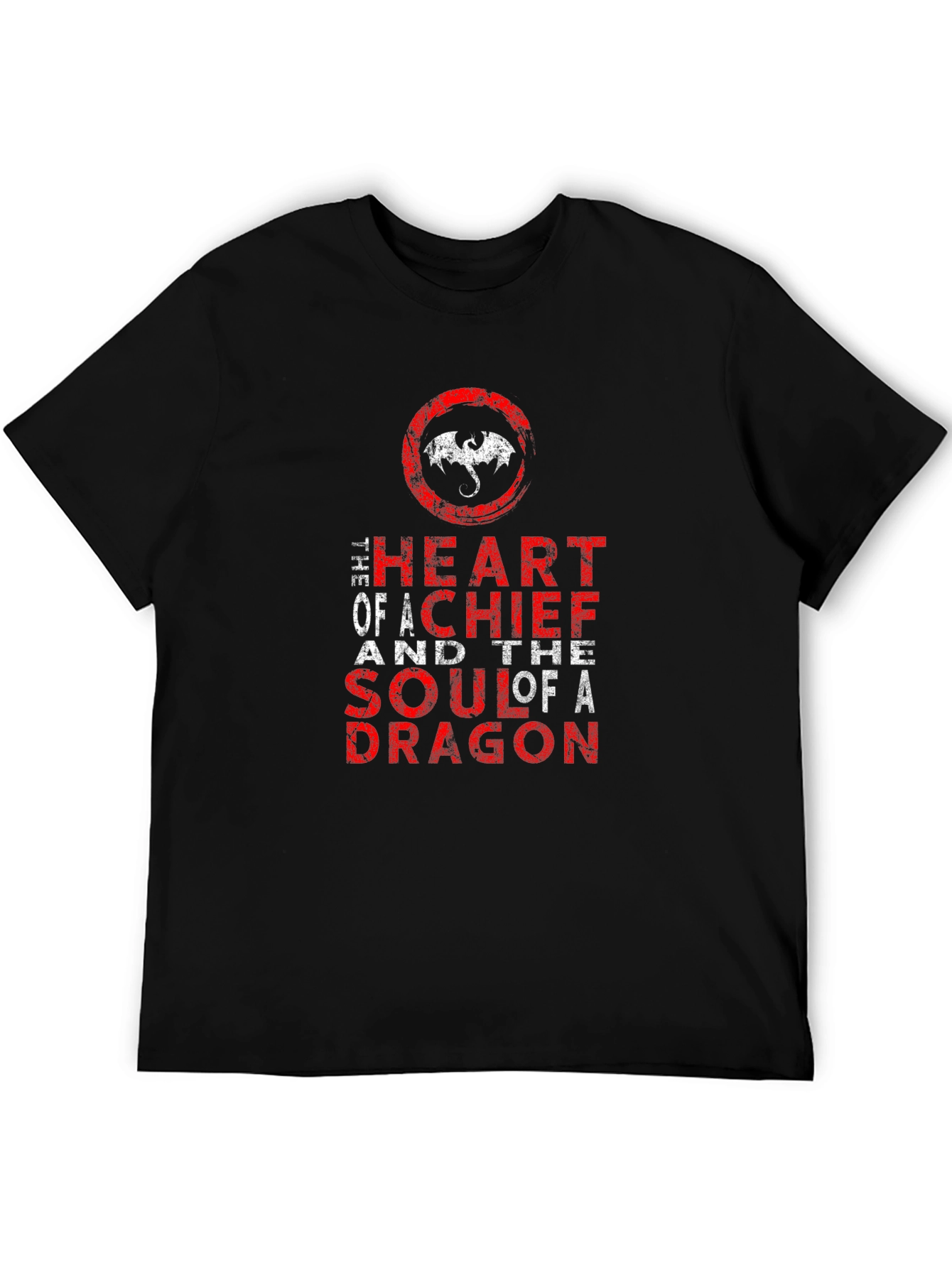 Dragon Heart & Soul Graphic Tee - Premium Cotton