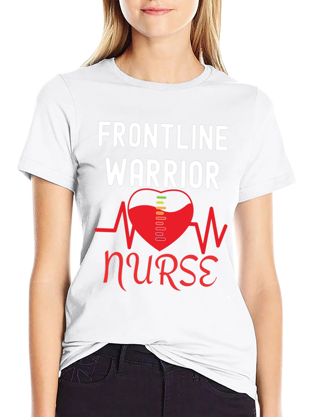 Frontline Warrior Nurse T-Shirt